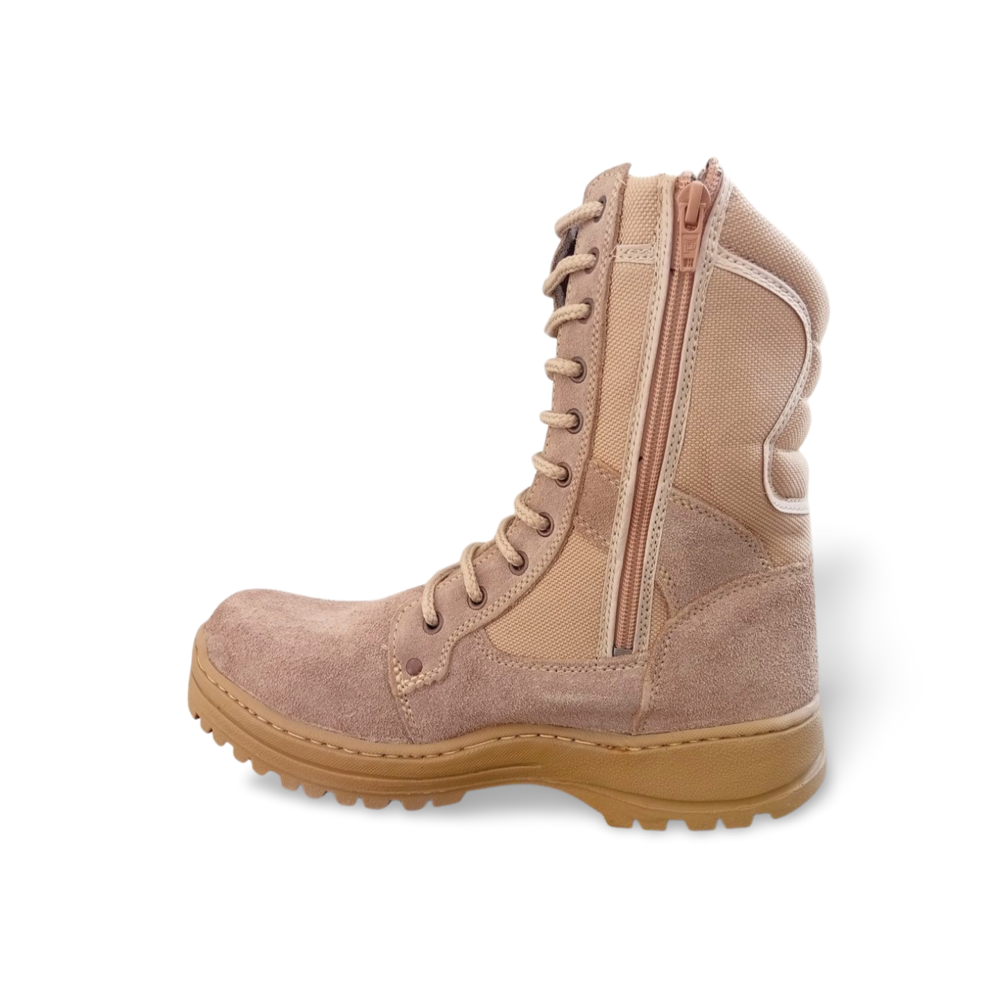 Bota táctica de piel con cierre lateral estilo 3135 marca Next Warriors
