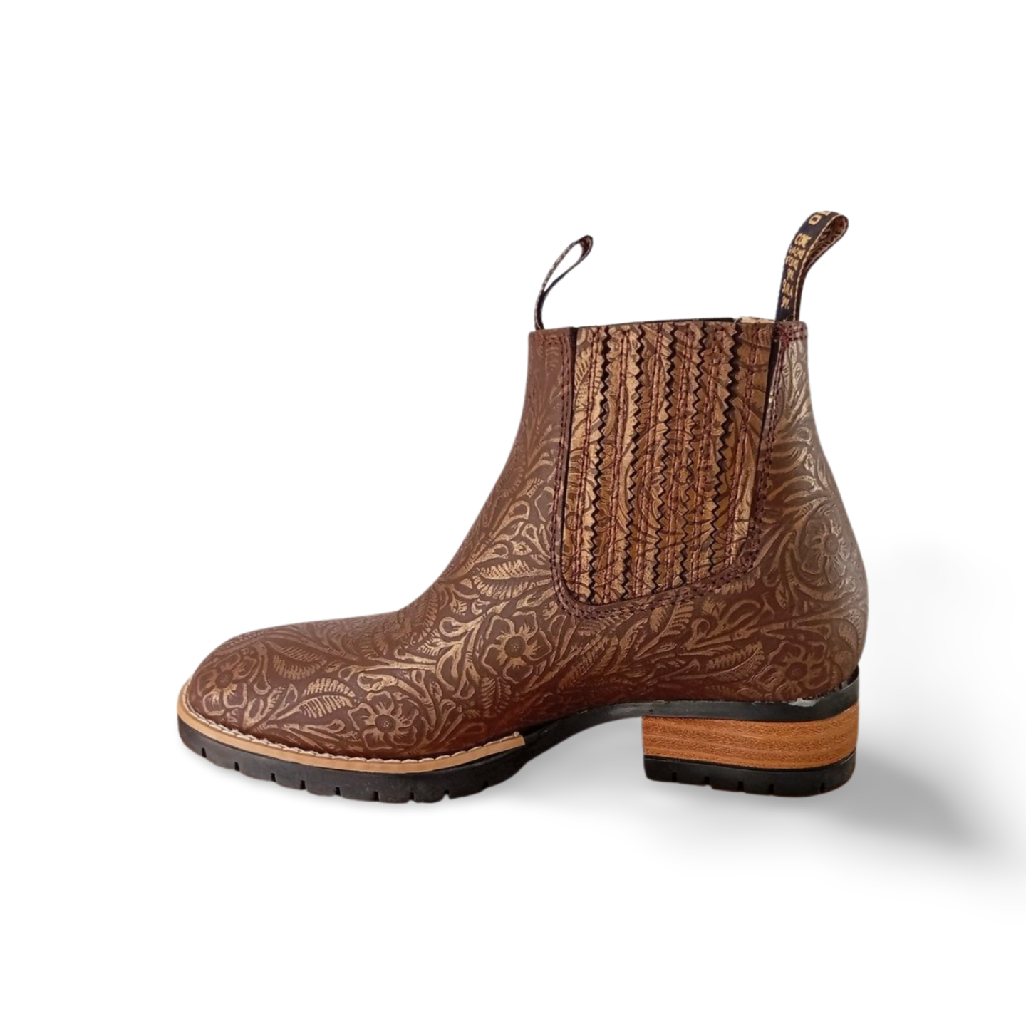 Botines vaqueros cicelados de la marca Bicentenario