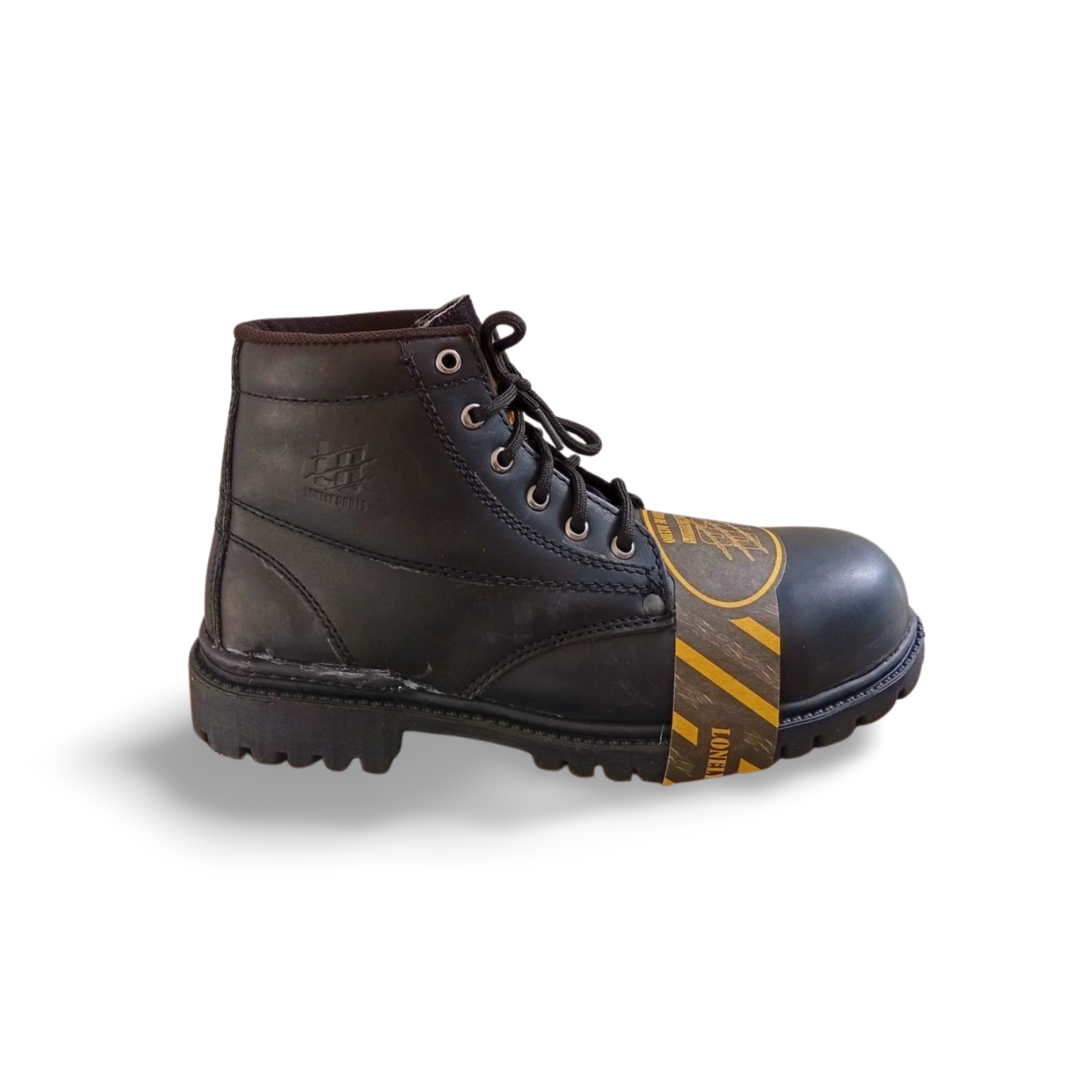 Bota de trabajo estilo 1081 con casco de acero marca Lonely