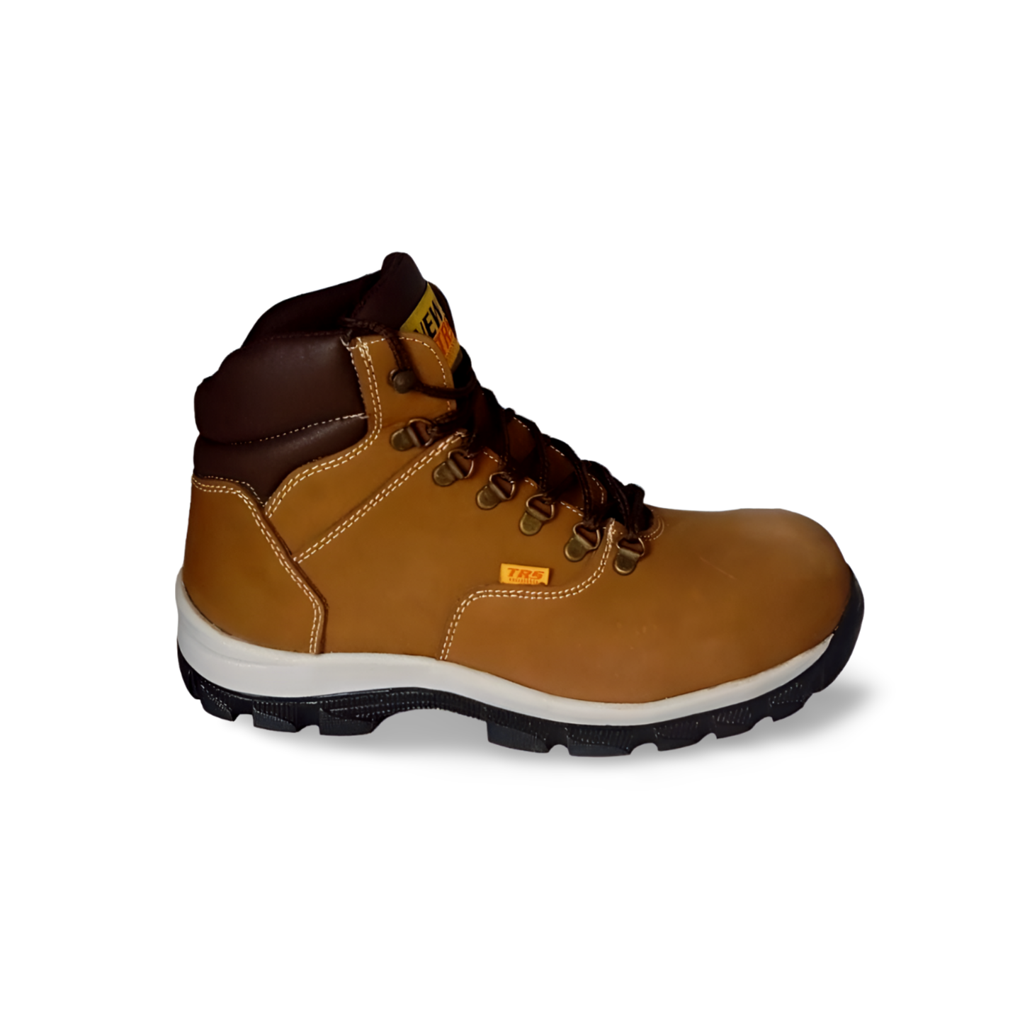 Botas de trabajo estilo 406 gamuza color camel marca New Trs