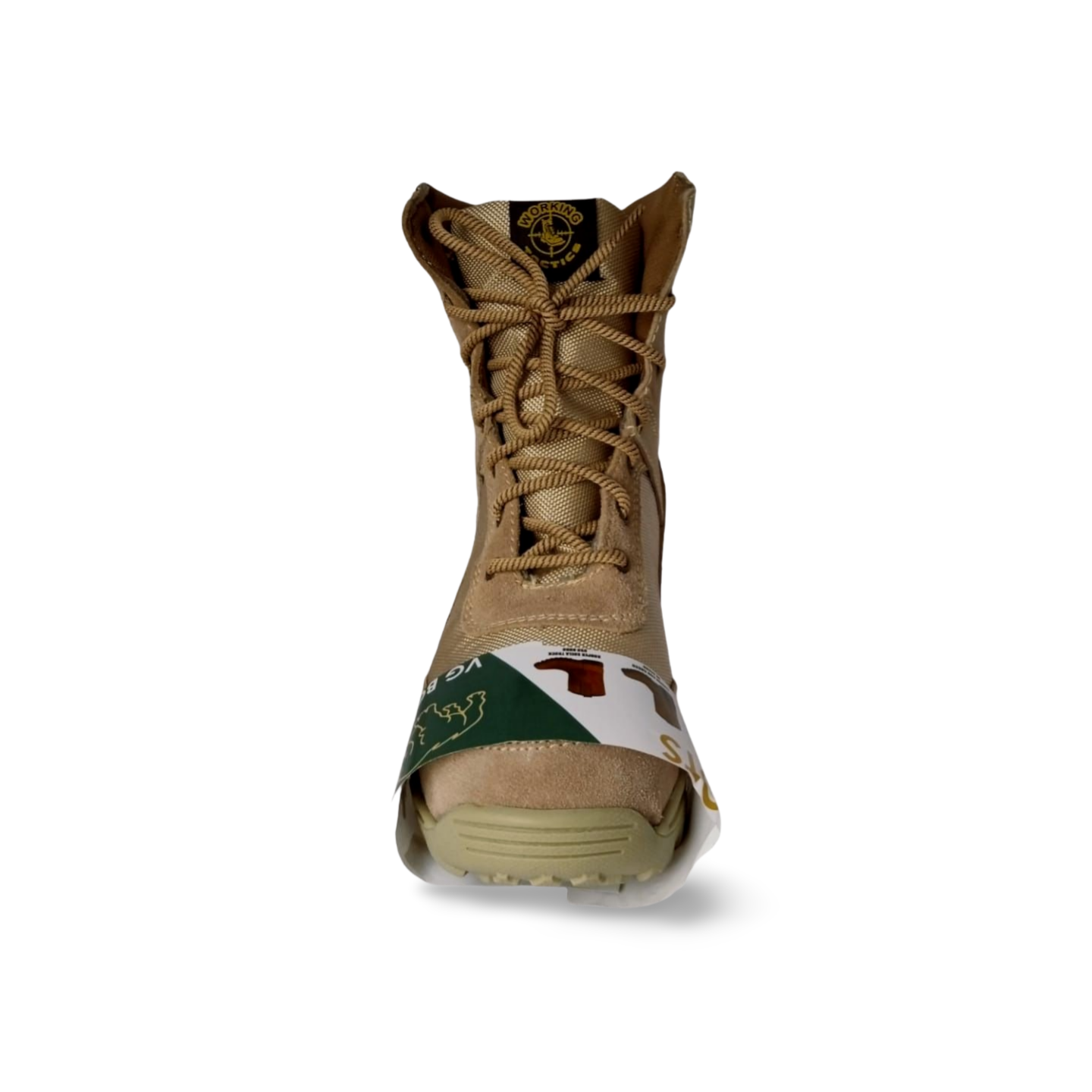 Botas tácticas con casquillo, estilo 832 de piel y lona marca Working