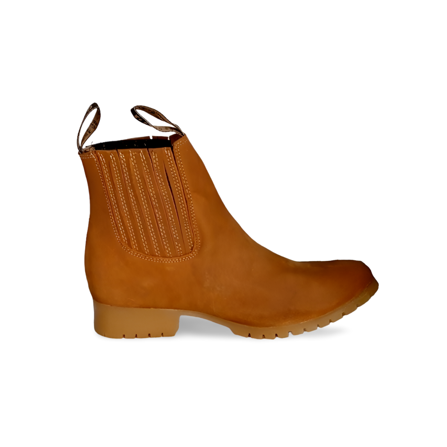 Botines de piel con suela de tractor marca Don Mariano