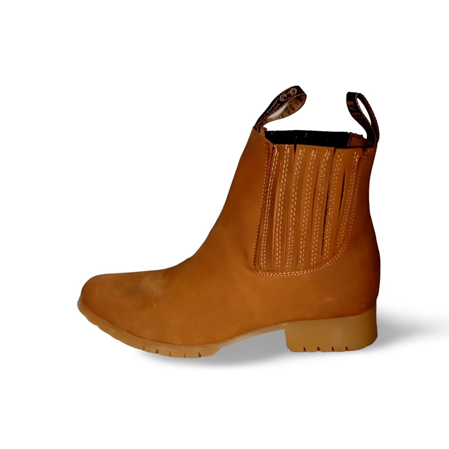 Botines de piel con suela de tractor marca Don Mariano