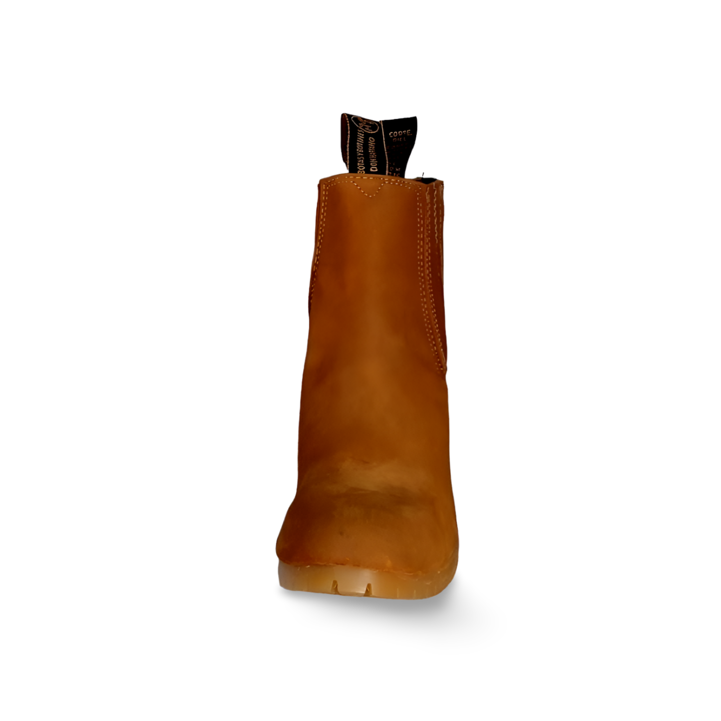 Botines de piel con suela de tractor marca Don Mariano