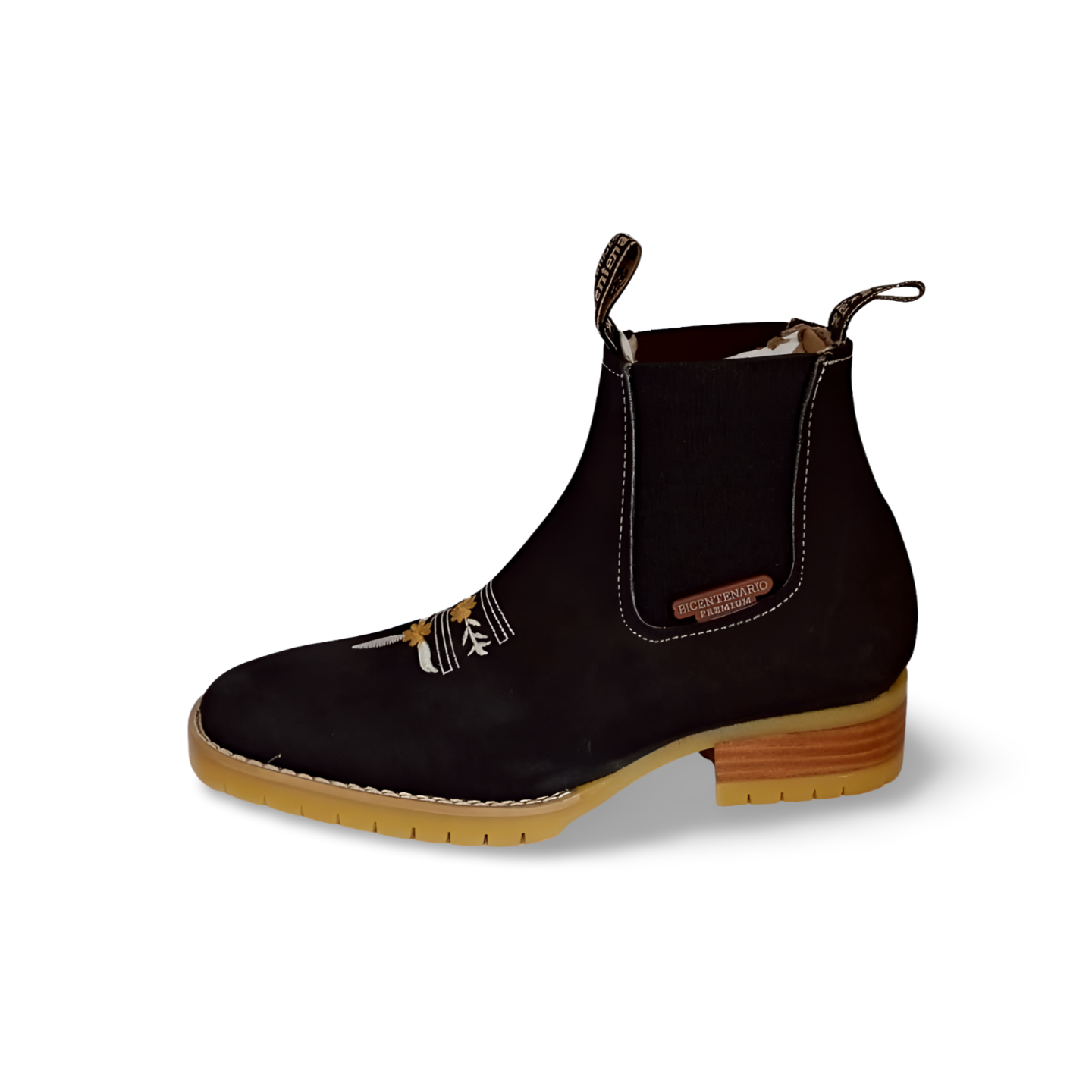 Botines vaqueros para dama nobuck bulldog estilo 8020marca Bicentenario