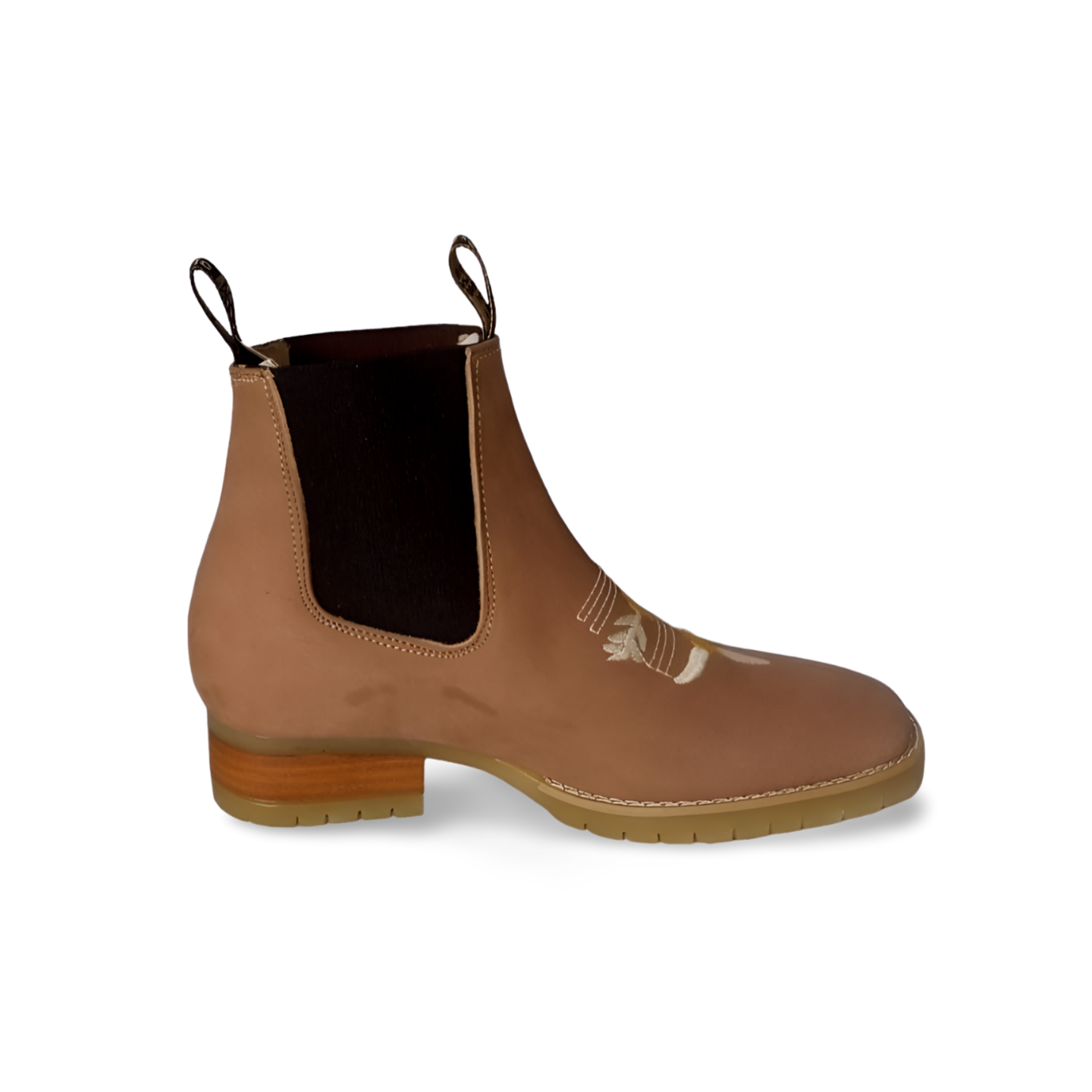 Botines vaqueros para dama nobuck bulldog estilo 8020marca Bicentenario