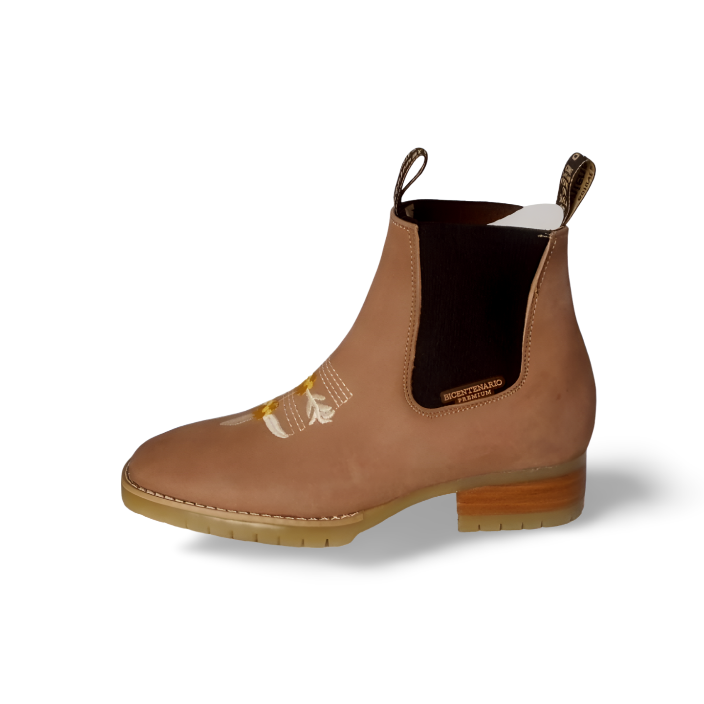 Botines vaqueros para dama nobuck bulldog estilo 8020marca Bicentenario