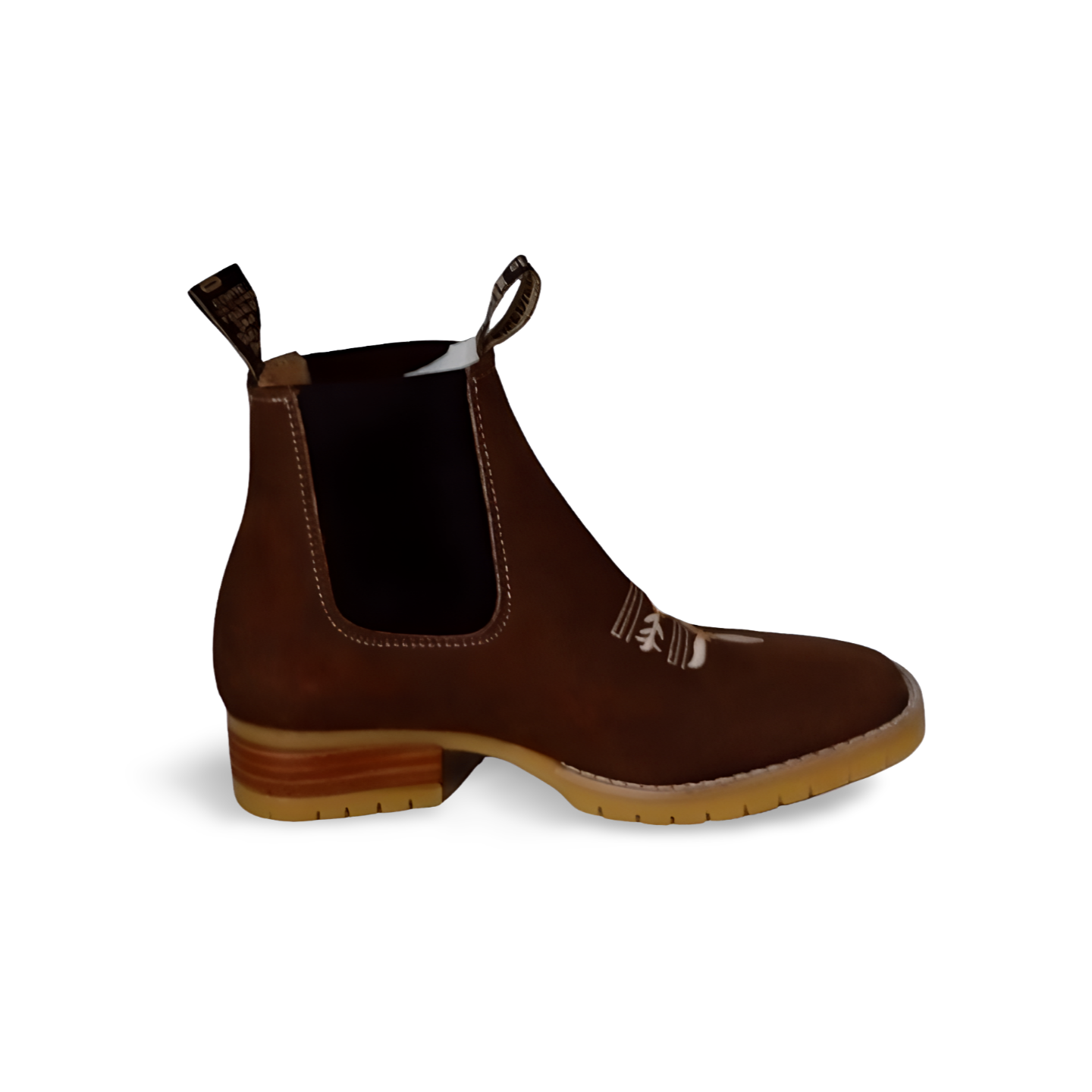 Botines vaqueros para dama nobuck bulldog estilo 8020marca Bicentenario