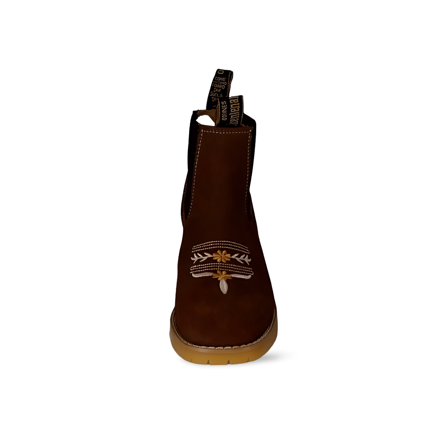 Botines vaqueros para dama nobuck bulldog estilo 8020marca Bicentenario