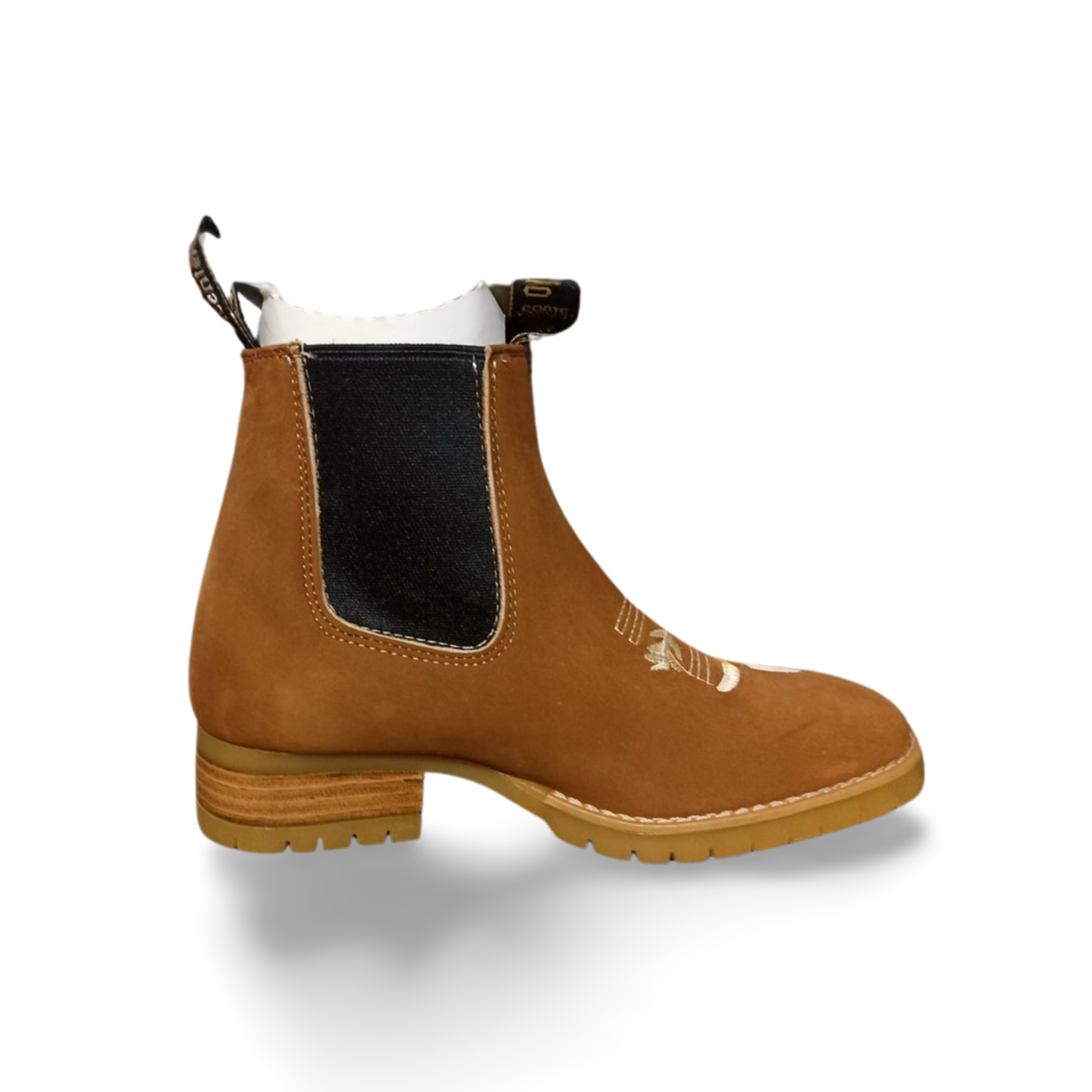Botines vaqueros para dama nobuck bulldog estilo 8020marca Bicentenario