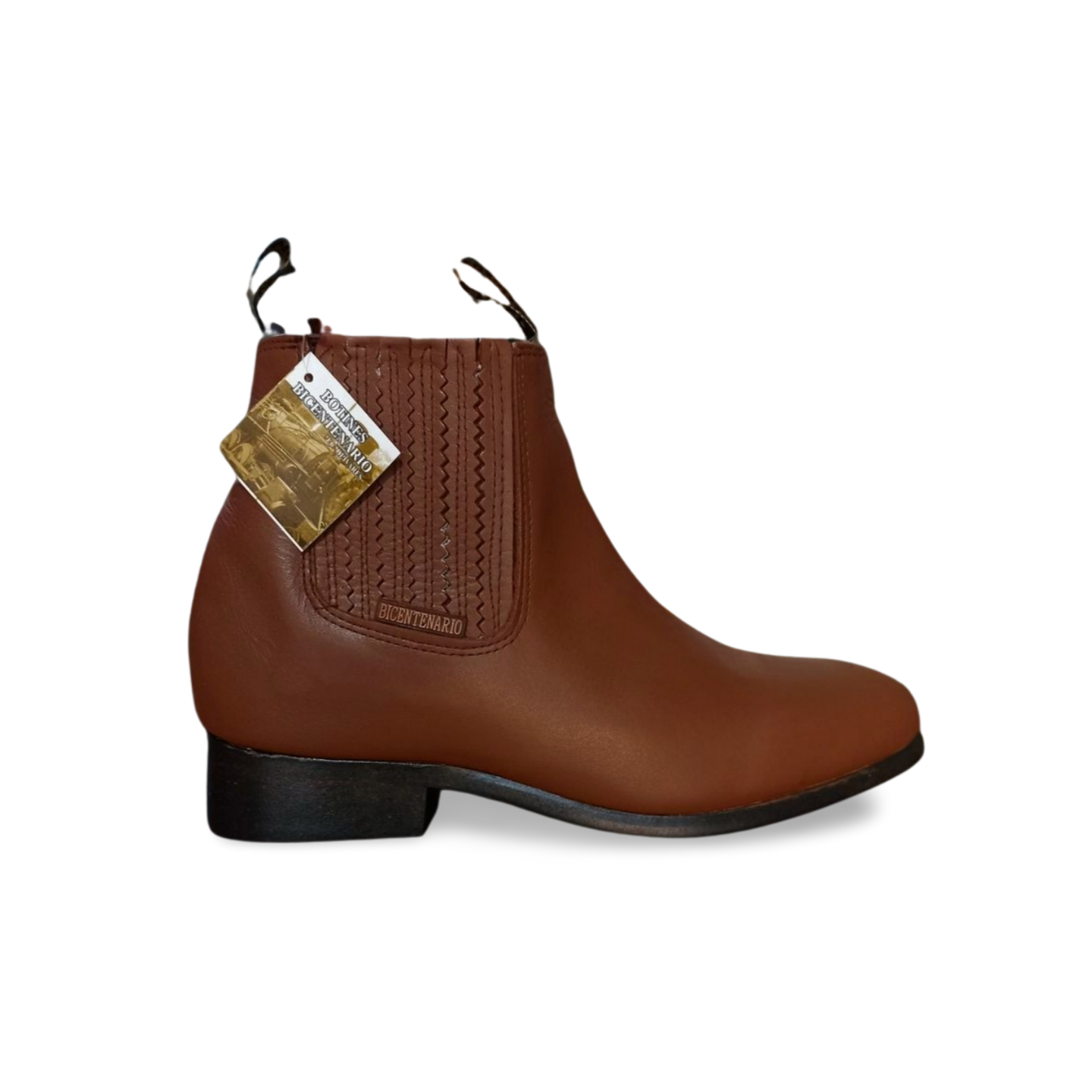 Botines charros con suela zigzag de la marca Bicentenario