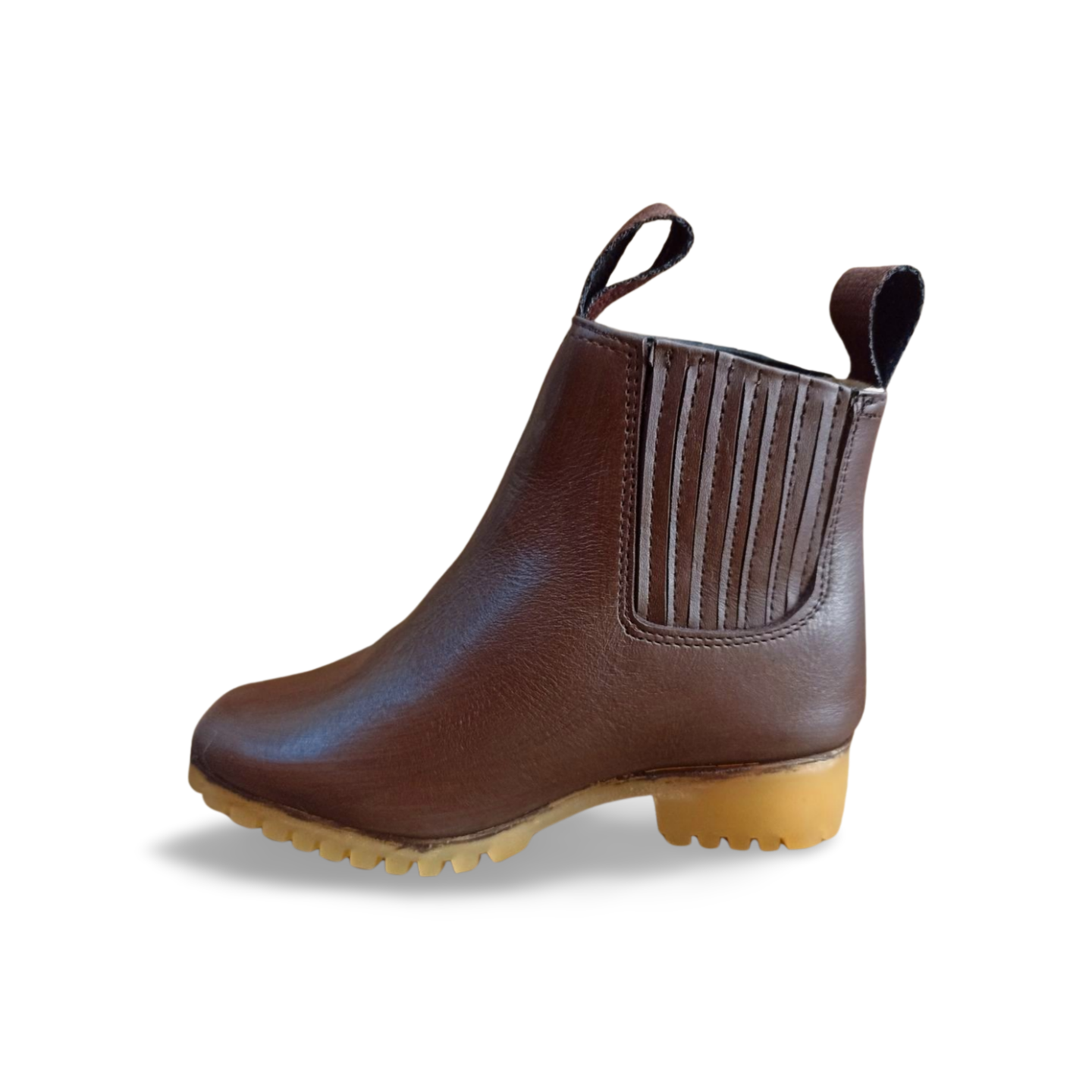 Botines para niño suela estilo tractor de la marca Don Mariano