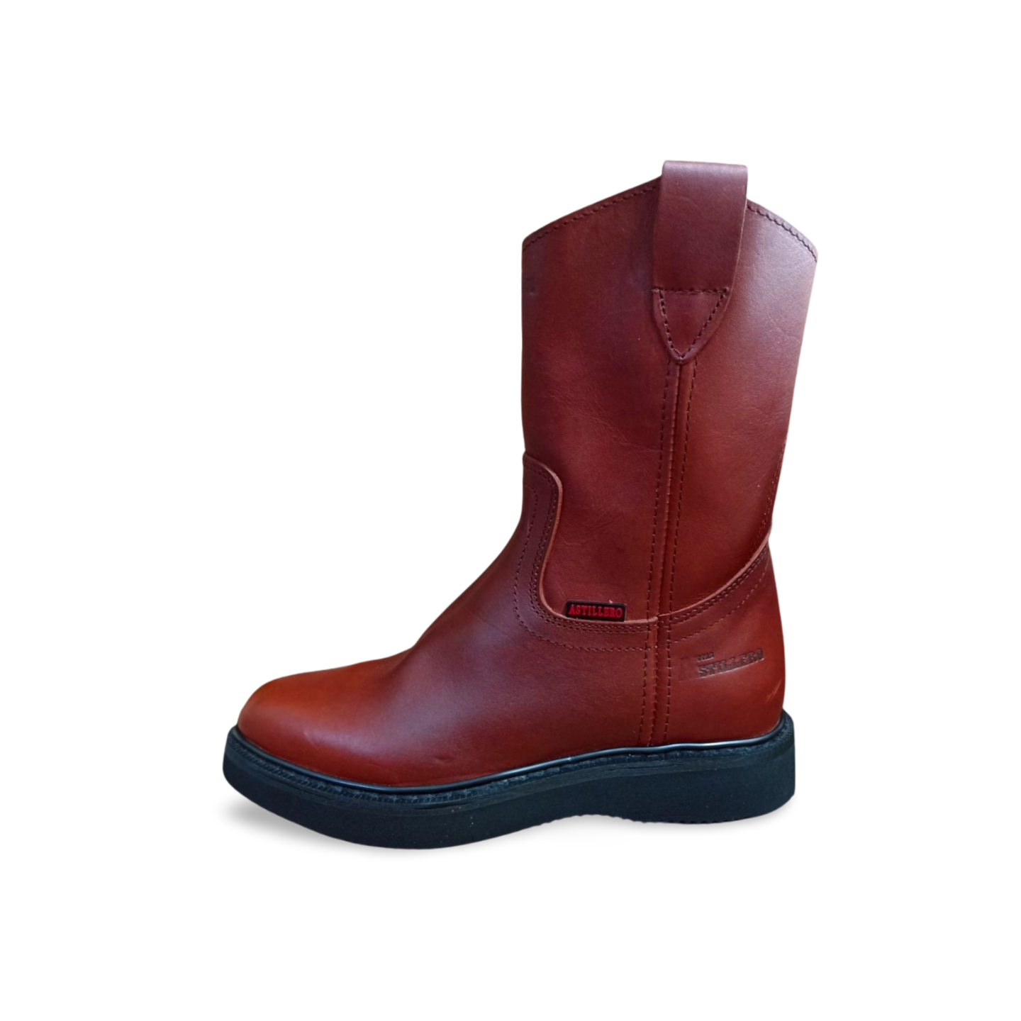 Botas roper color chedron estilo 402, suela mil rayas negra y blanca de la marca Astillero