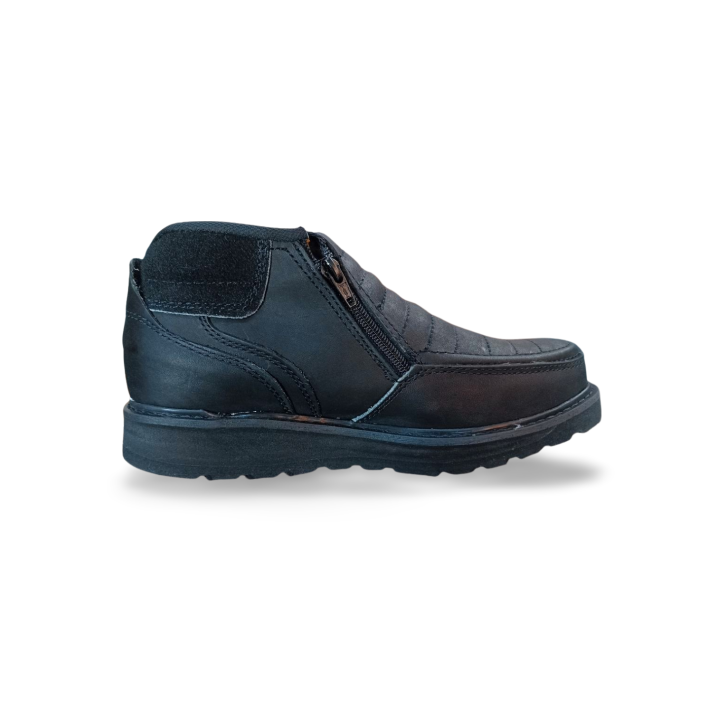 Zapato 109 doble cierre color negro de doble densidad marca Lonely