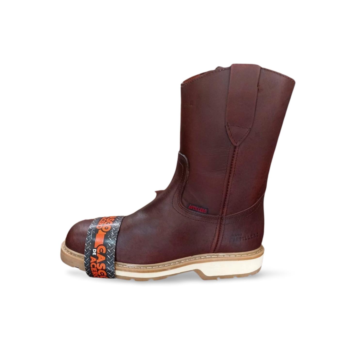 Botas vaqueras estilo 1404 con casco de acero suela doble densidad marca Astillero