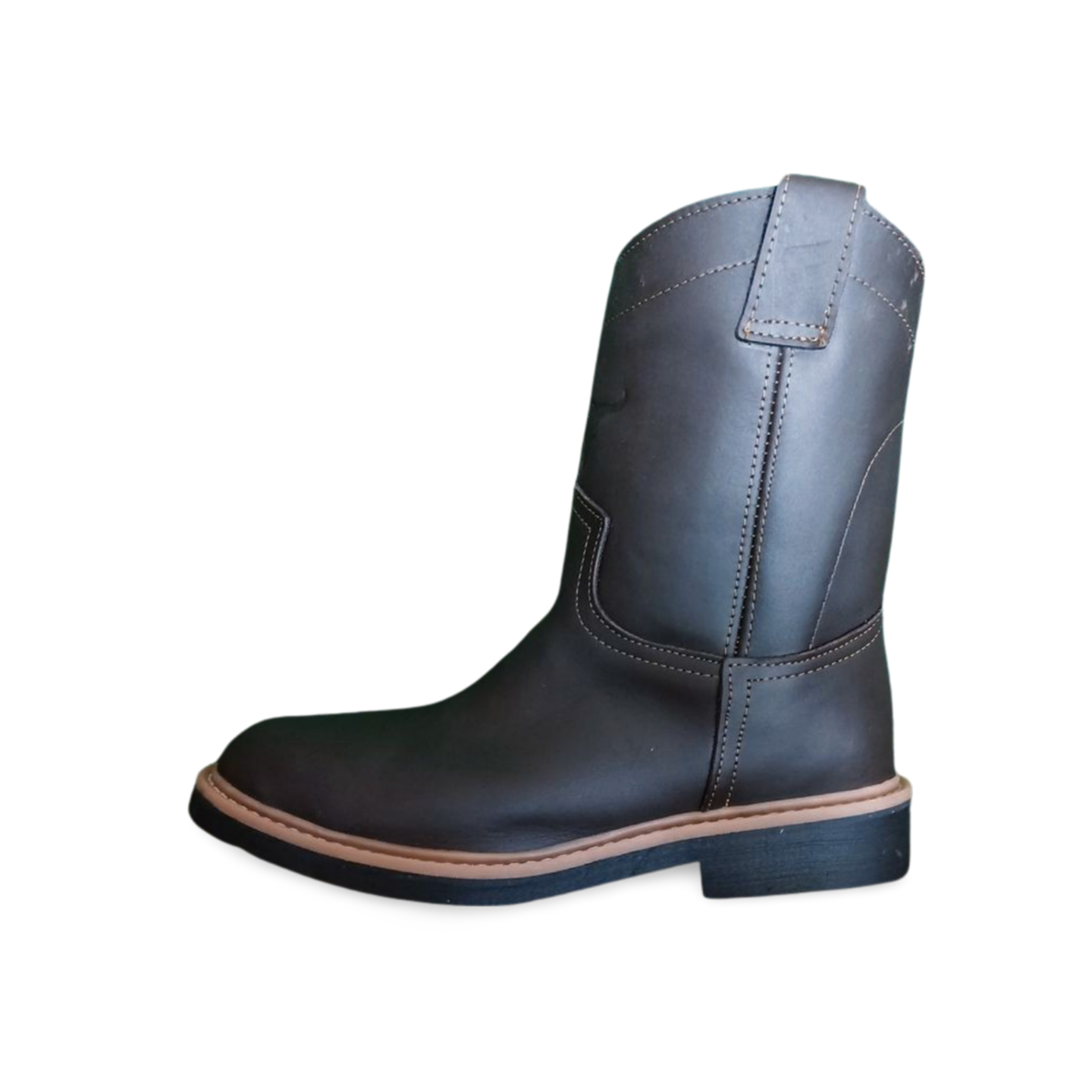 Botas roper con cierre modelo suela nova de la marca Ponderosa