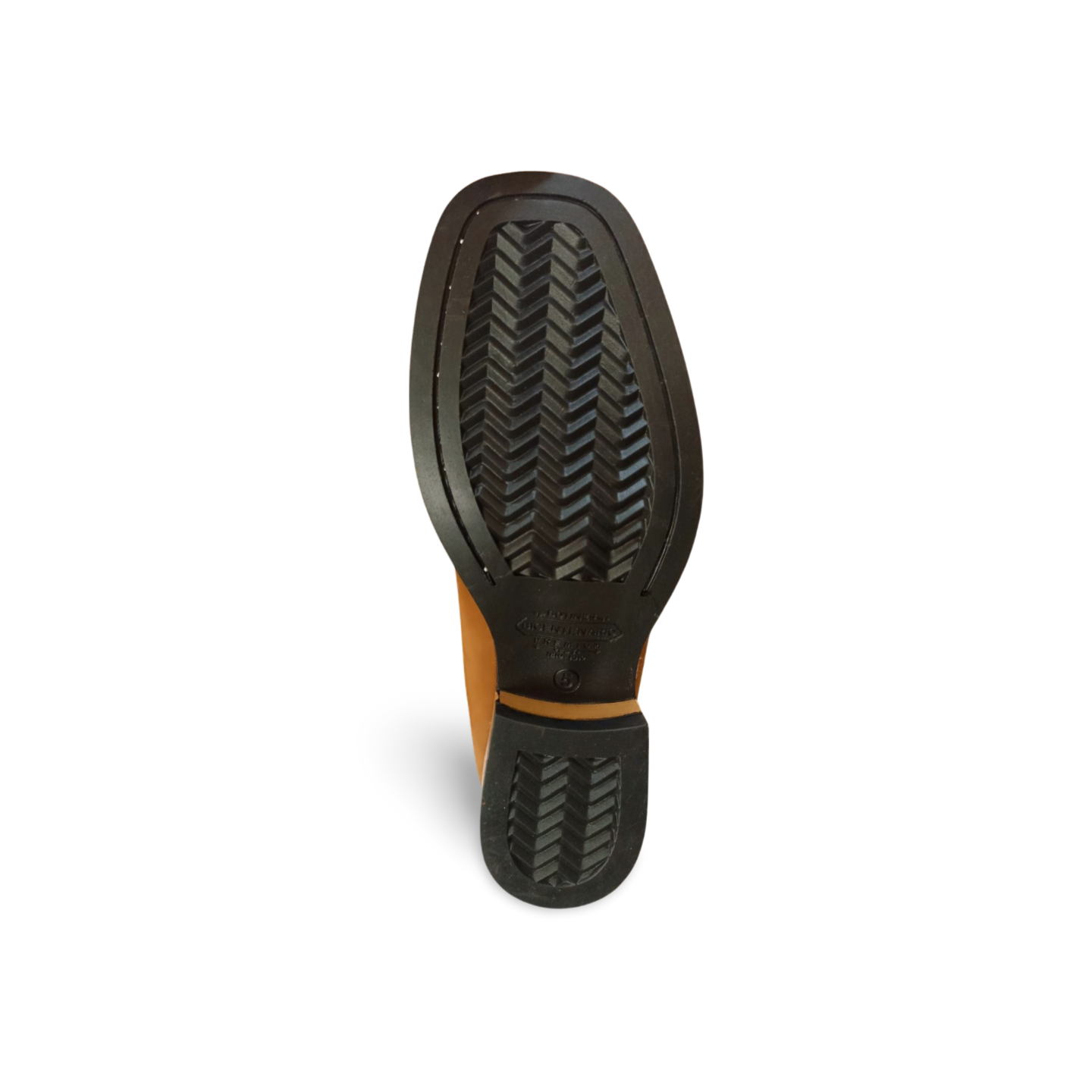 Botin rodeo estilo 8005.3 de piel bordado con suela en zigzag marca Bicentenario