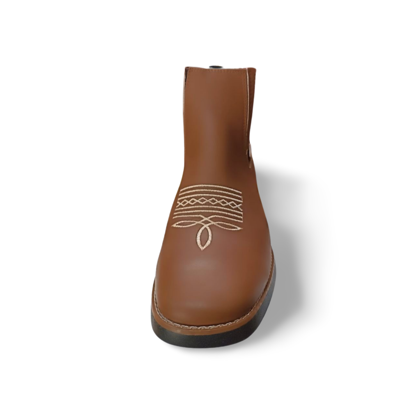 Botin rodeo estilo 8005.3 de piel bordado con suela en zigzag marca Bicentenario