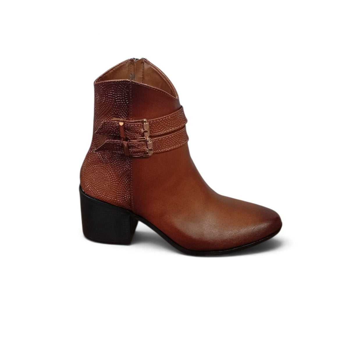 Botines de Tacón para dama Estilo 1714 Marca Cristina Calderón