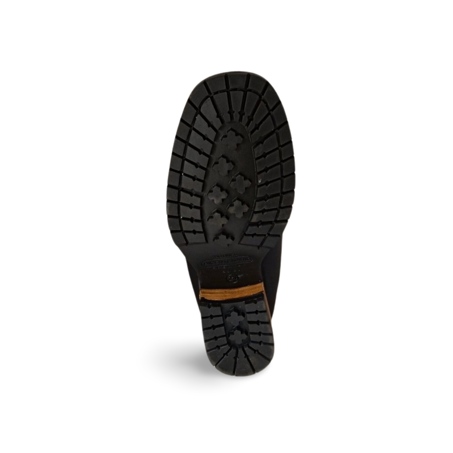 Botines vaqueros con bordado unisex con suela tractor marca Bicentenario