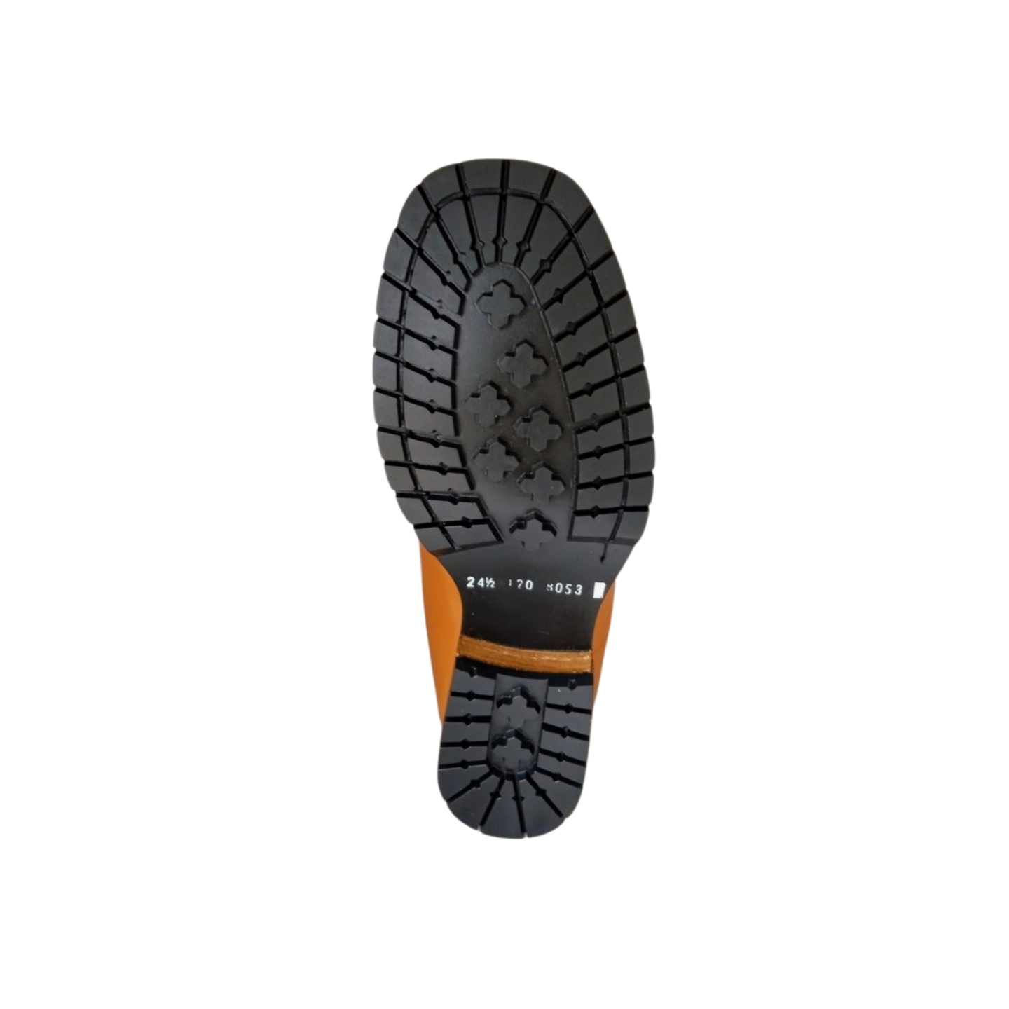 Botines vaqueros con bordado unisex con suela tractor marca Bicentenario