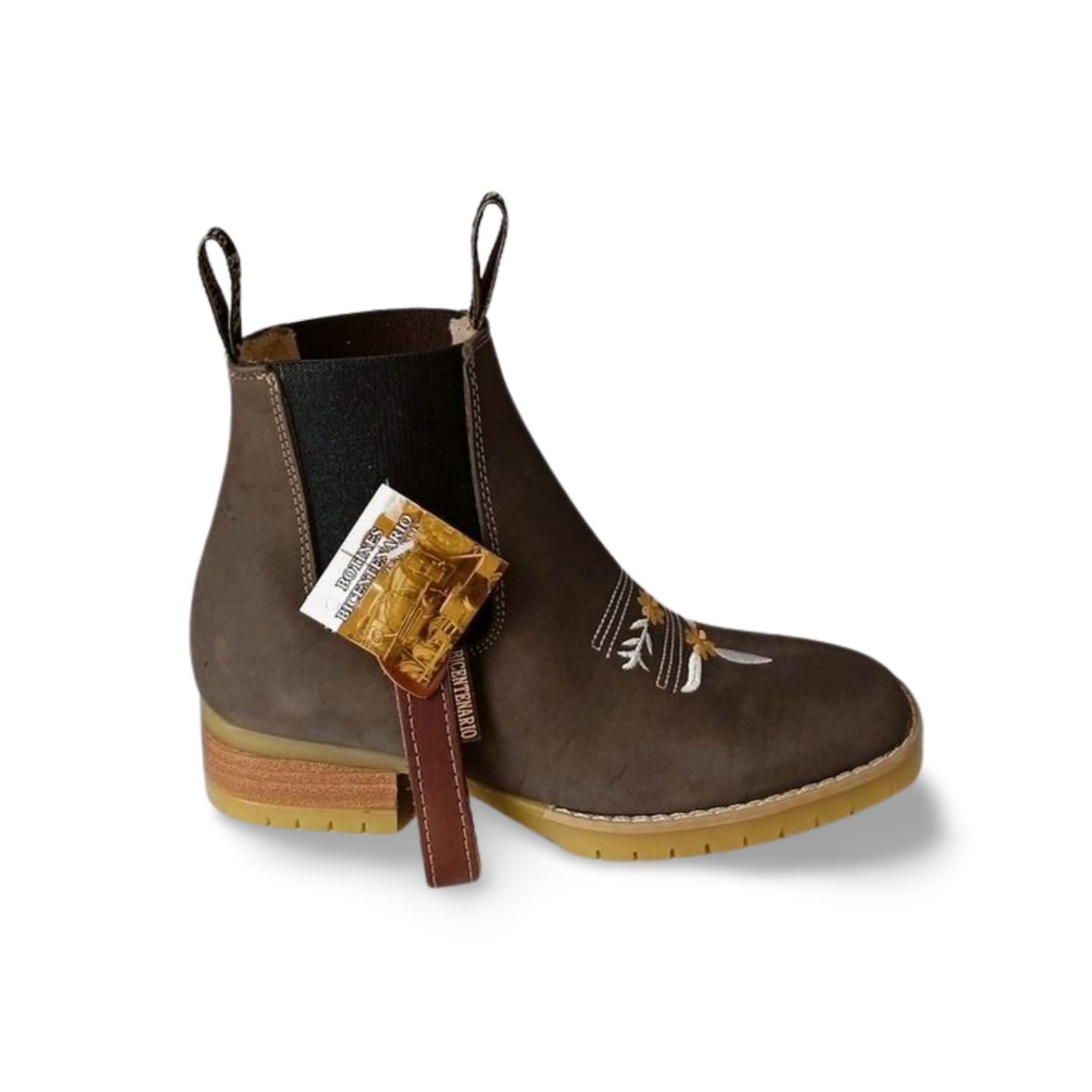 Botines vaqueros para dama nobuck bulldog estilo 8020marca Bicentenario
