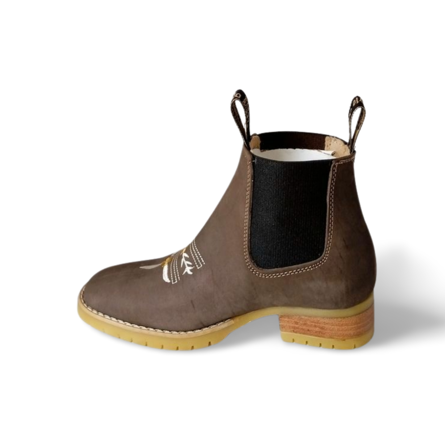 Botines vaqueros para dama nobuck bulldog estilo 8020marca Bicentenario