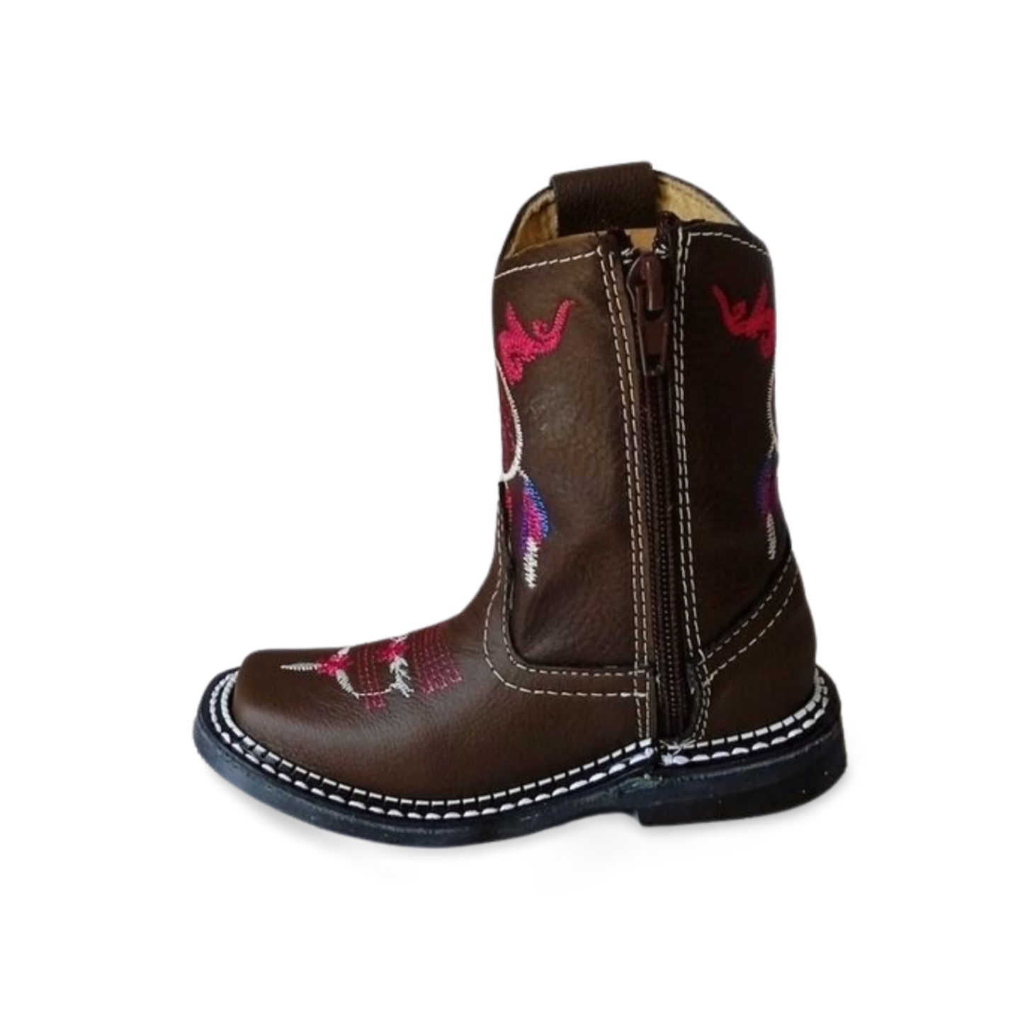 Botas vaqueras con cierre para niña marca M.L.BOOTS