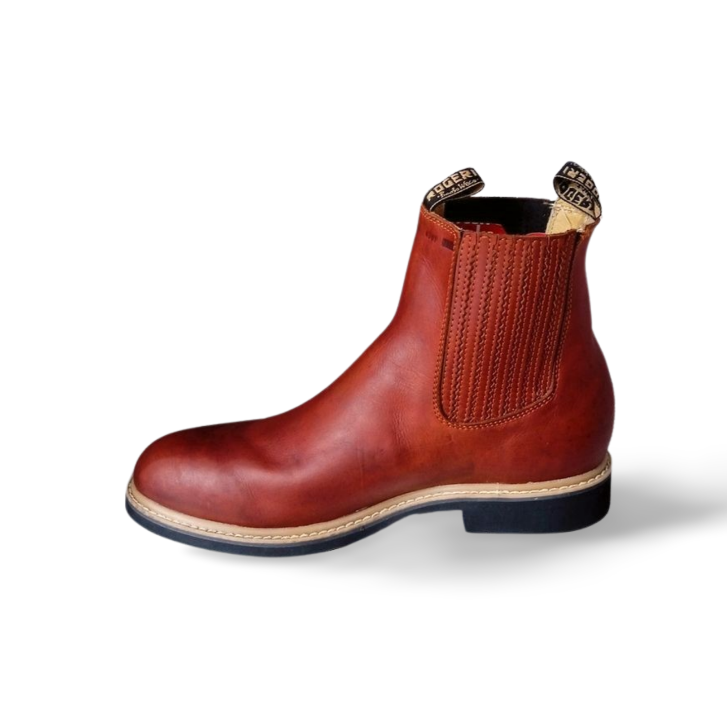 Botines para trabajo suela de tractor marca Rogeri
