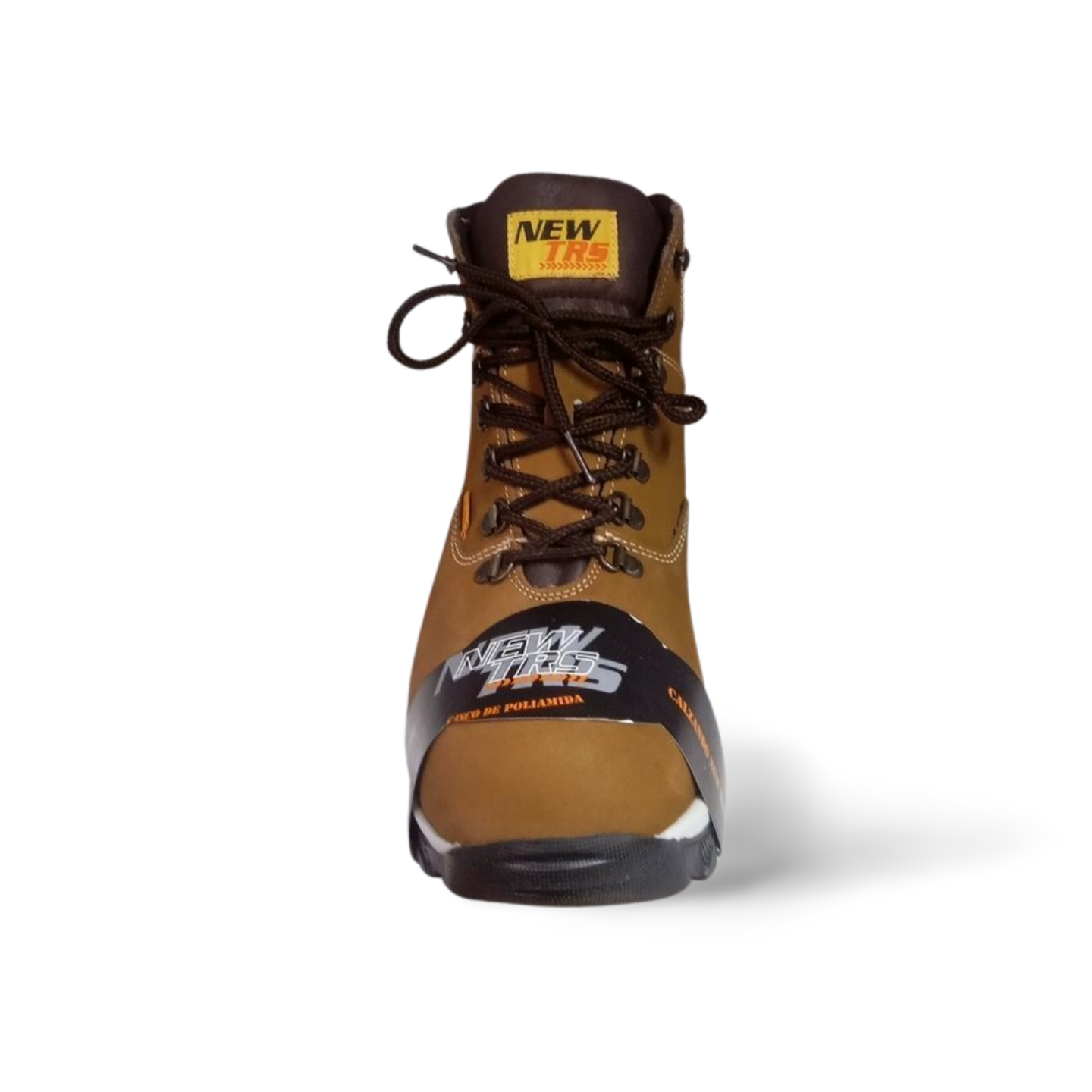 Botas de trabajo estilo 405 gamuza color camel con casco dielectrico New Trs