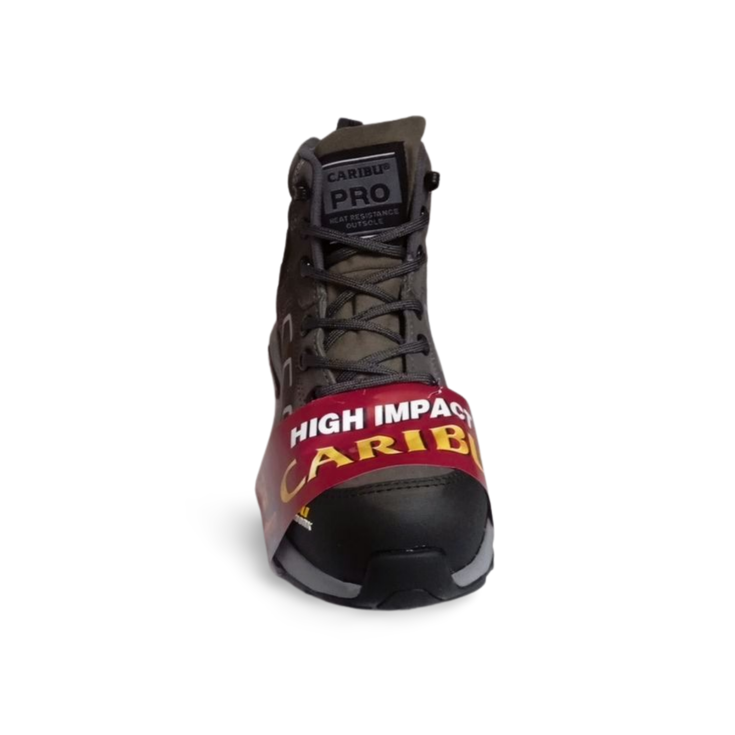 Tenis botas con casquillo estilo 349 gris caribu