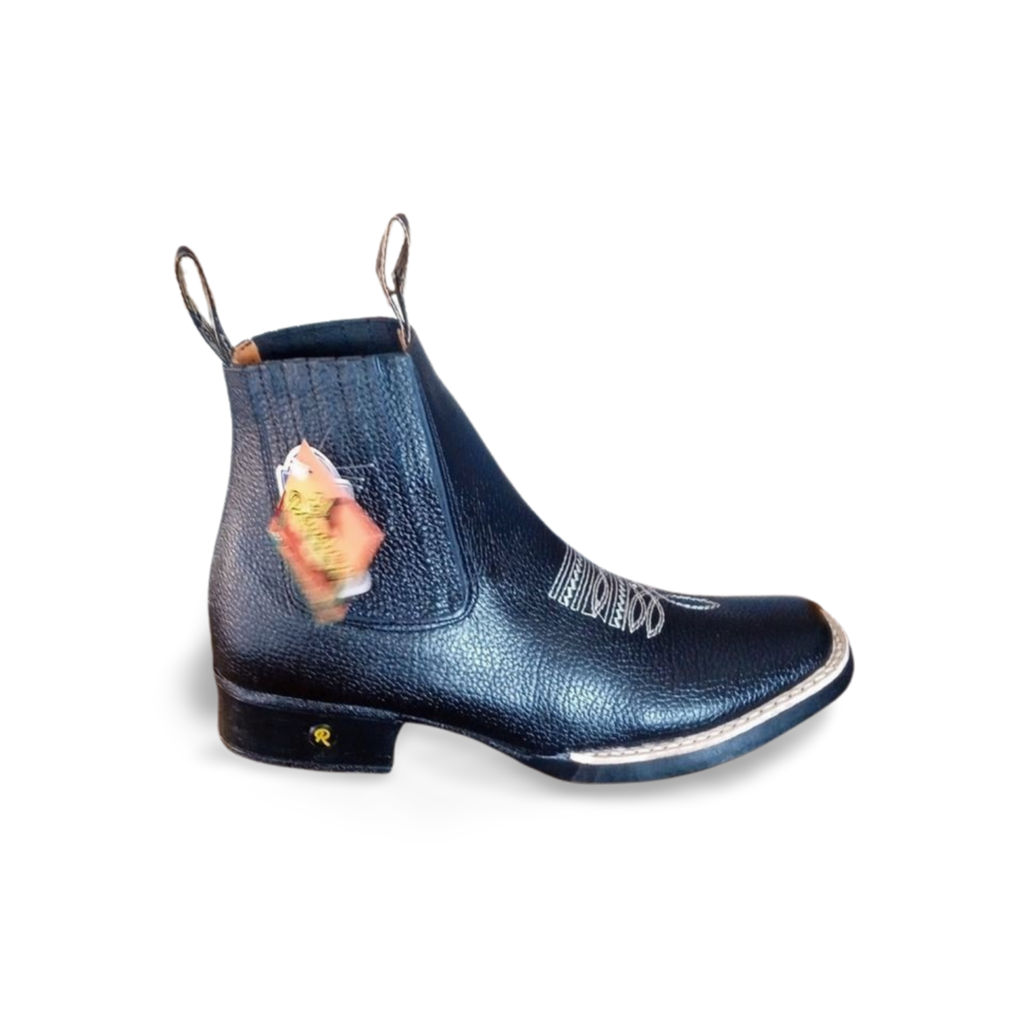 Botines negros grabado ringle El ranchero