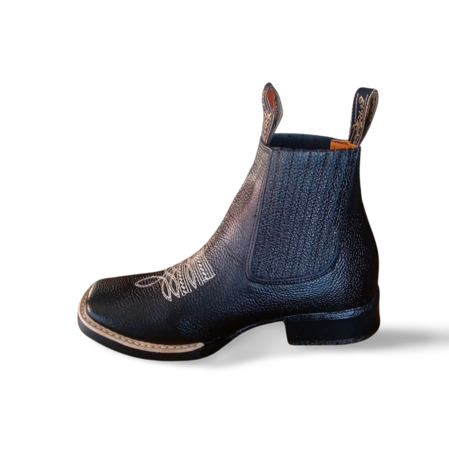 Botines negros grabado ringle El ranchero