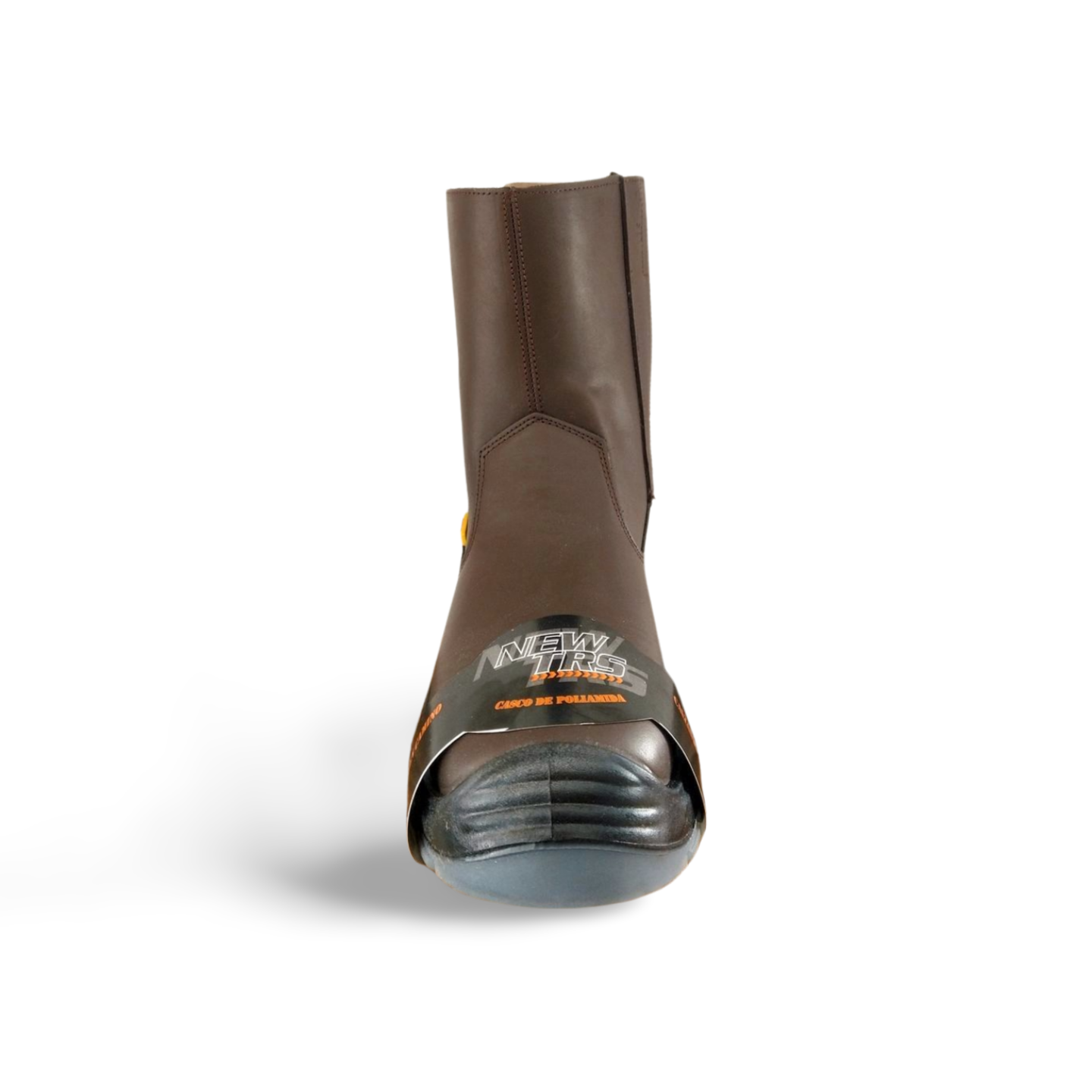 Botas roper con casco dieléctrico bomper negro con cierre lateral marca New trs