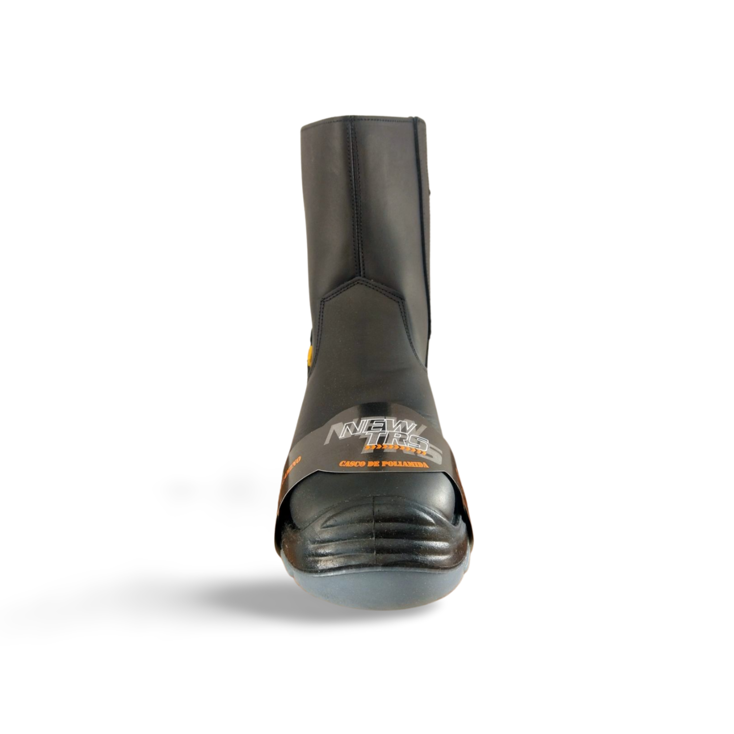 Botas roper con casco dieléctrico bomper negro con cierre lateral marca New trs