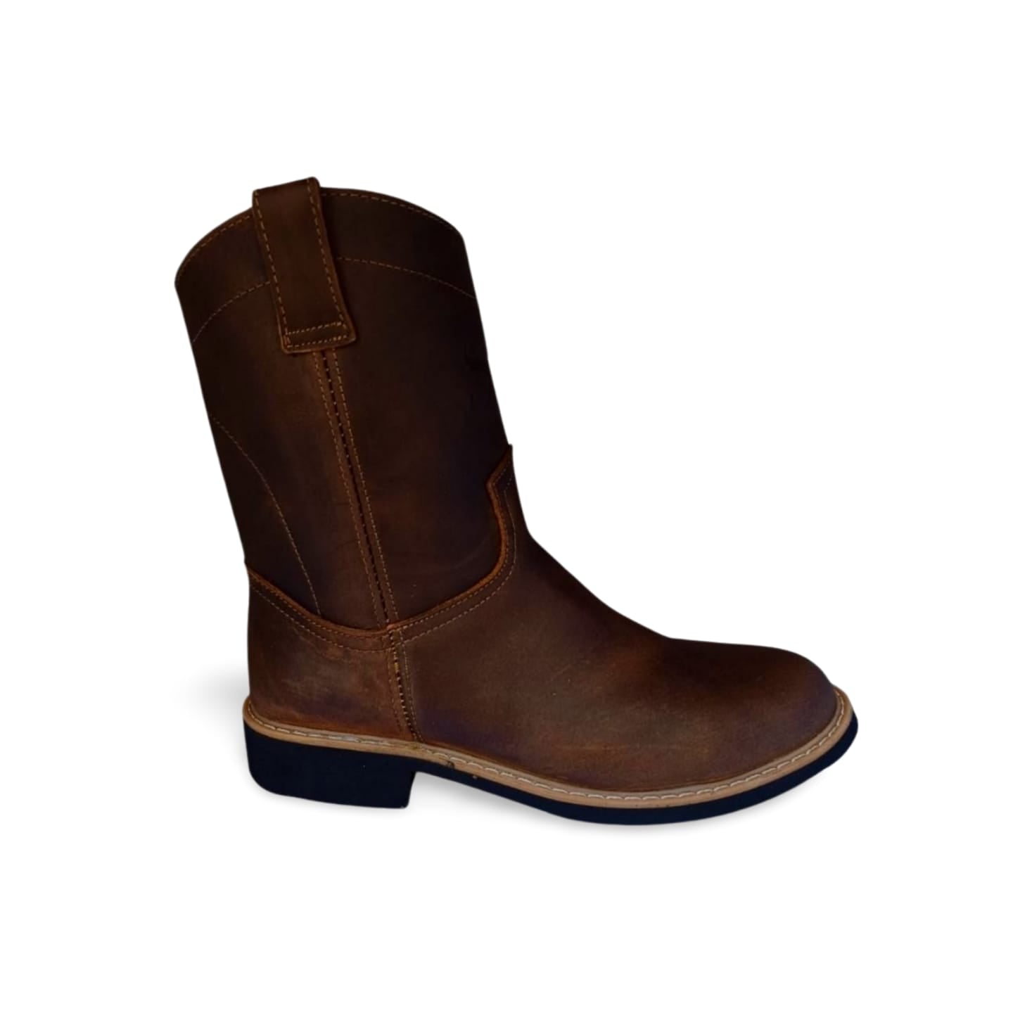 Botas roper de trabajo estilo 500 suela nova marca Ponderosa