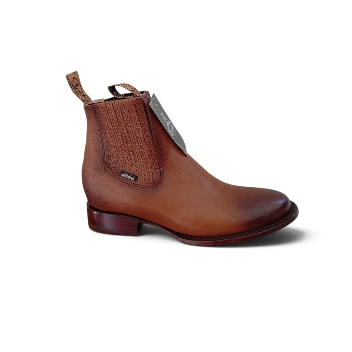 Botines charros con suela de Vaqueta marca Arizona