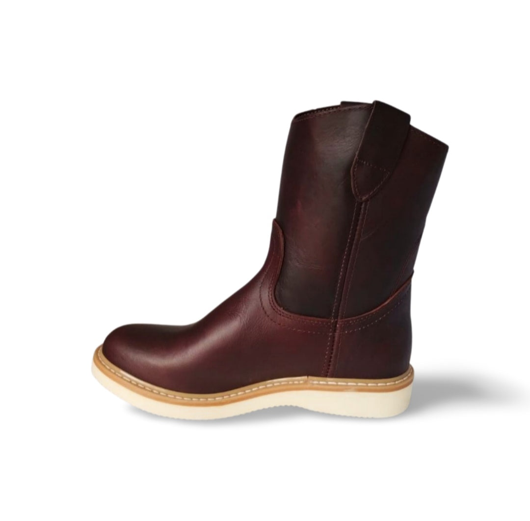 Botas roper color chedron estilo 402, suela mil rayas negra y blanca de la marca Astillero
