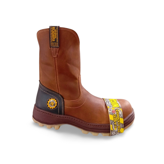 Botas estilo roper con casco de poliamida marca Nicadabra