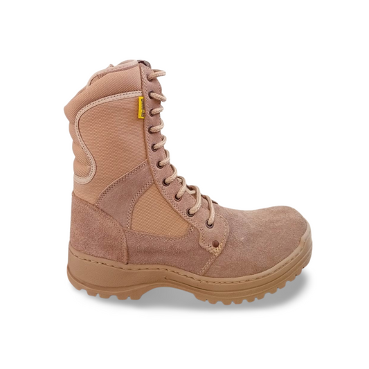 Bota táctica de piel con cierre lateral estilo 3135 marca Next Warriors