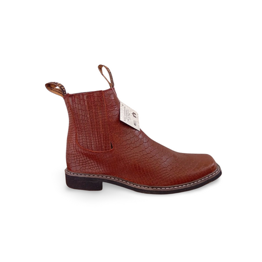 Botines vaqueros grabado python marca Don Mariano