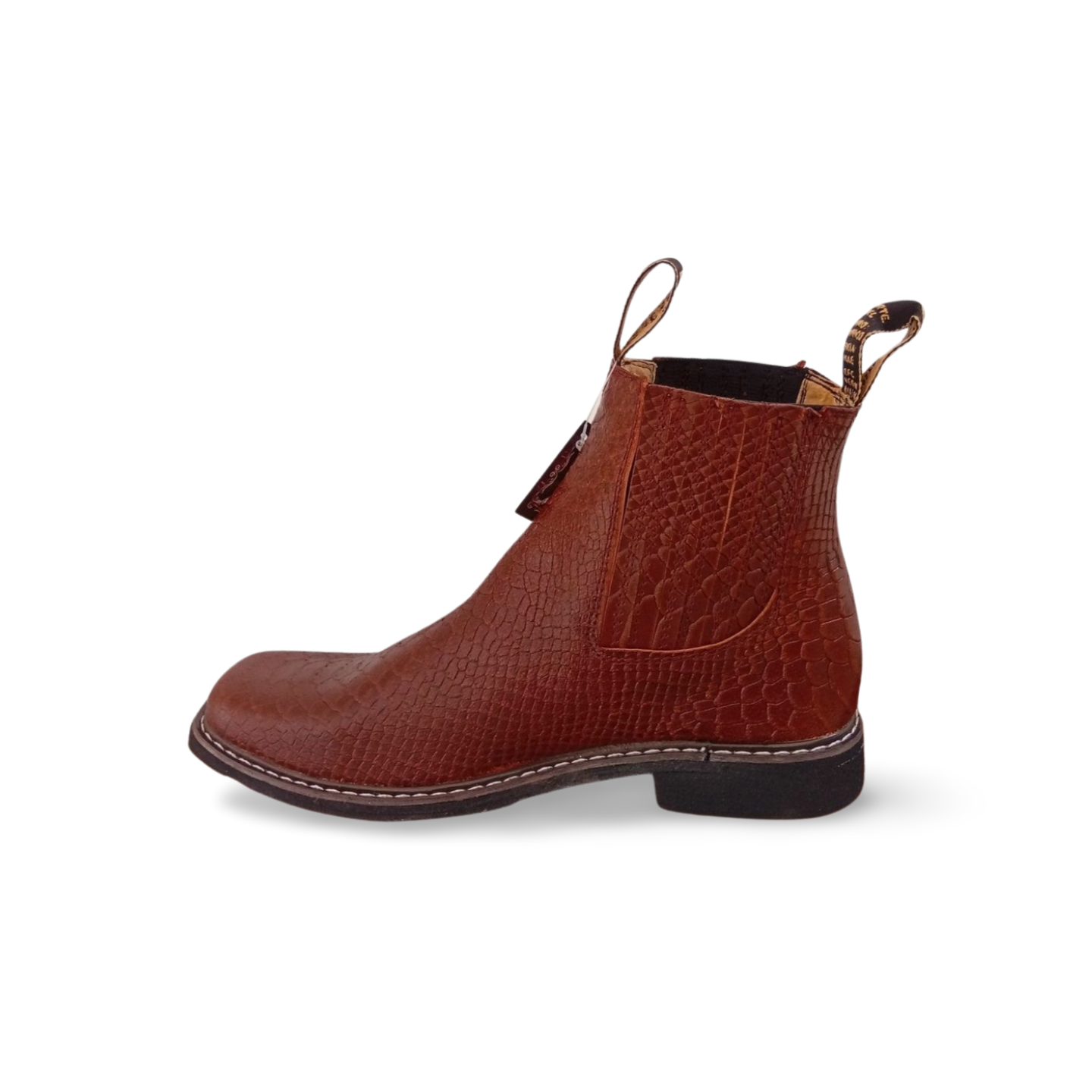Botines vaqueros grabado python marca Don Mariano