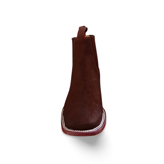 Botines suela de vaqueta de piel de la marca Tony Boots