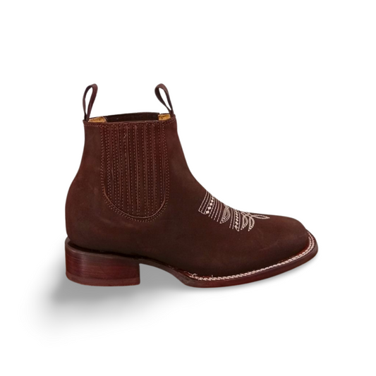 Botines con diseño ringle y suela de vaqueta marca Tony Boots