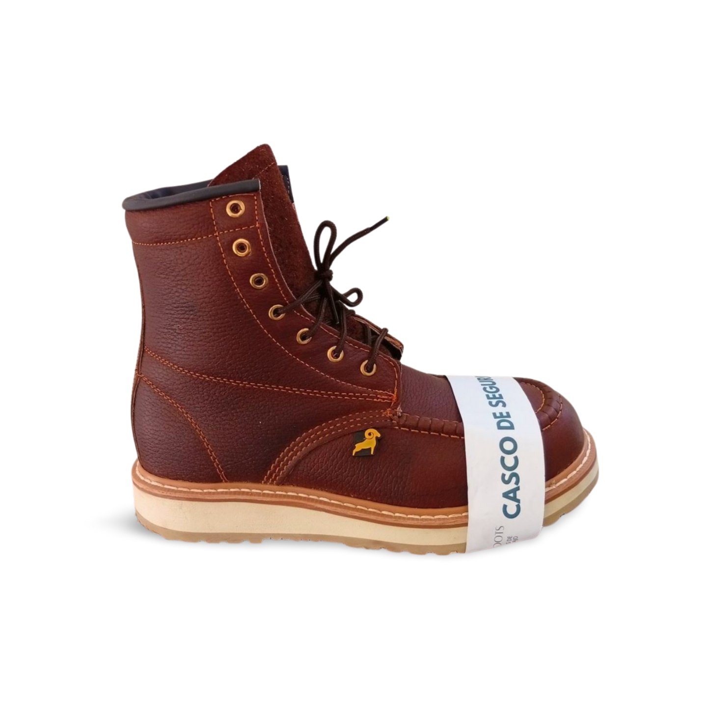 Botas altas de agujetas CON CASQUILLO modelo 0204 Marca Cimarron