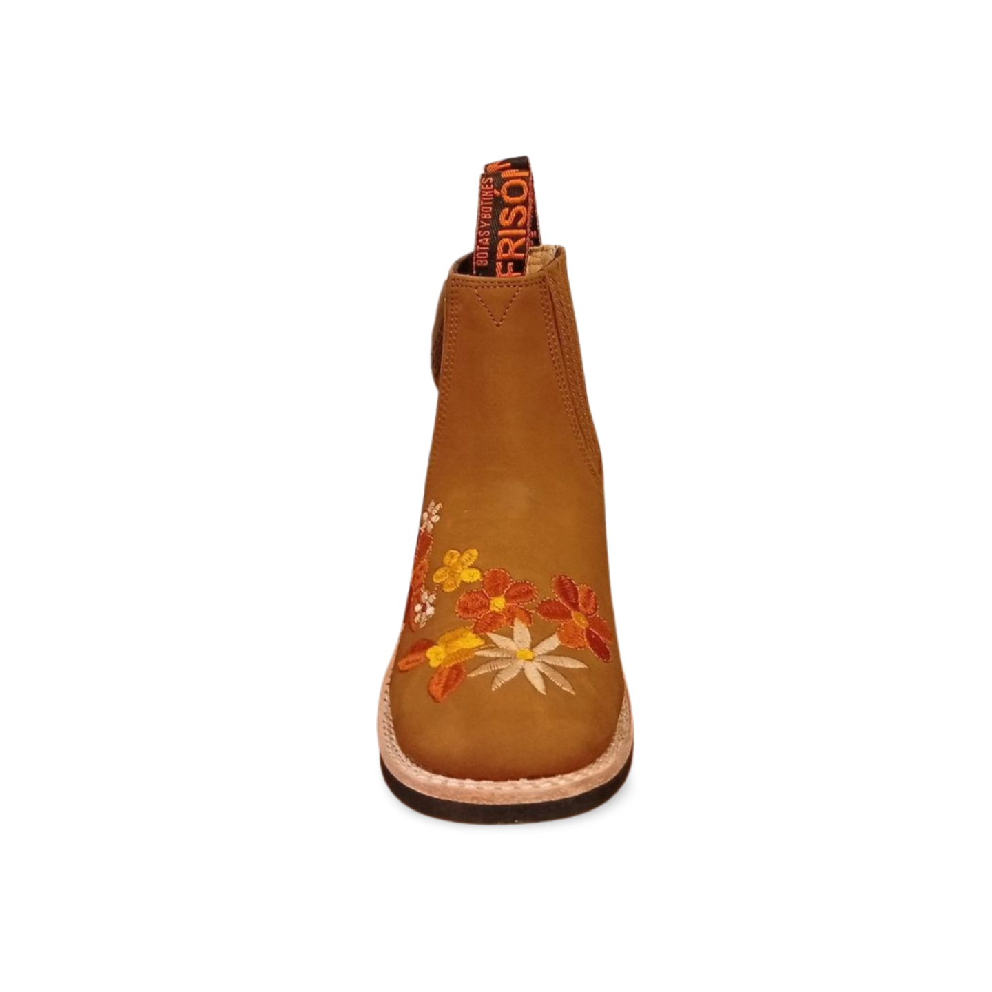 Botines vaqueros Floreados para dama modelo 1100 marca Frison