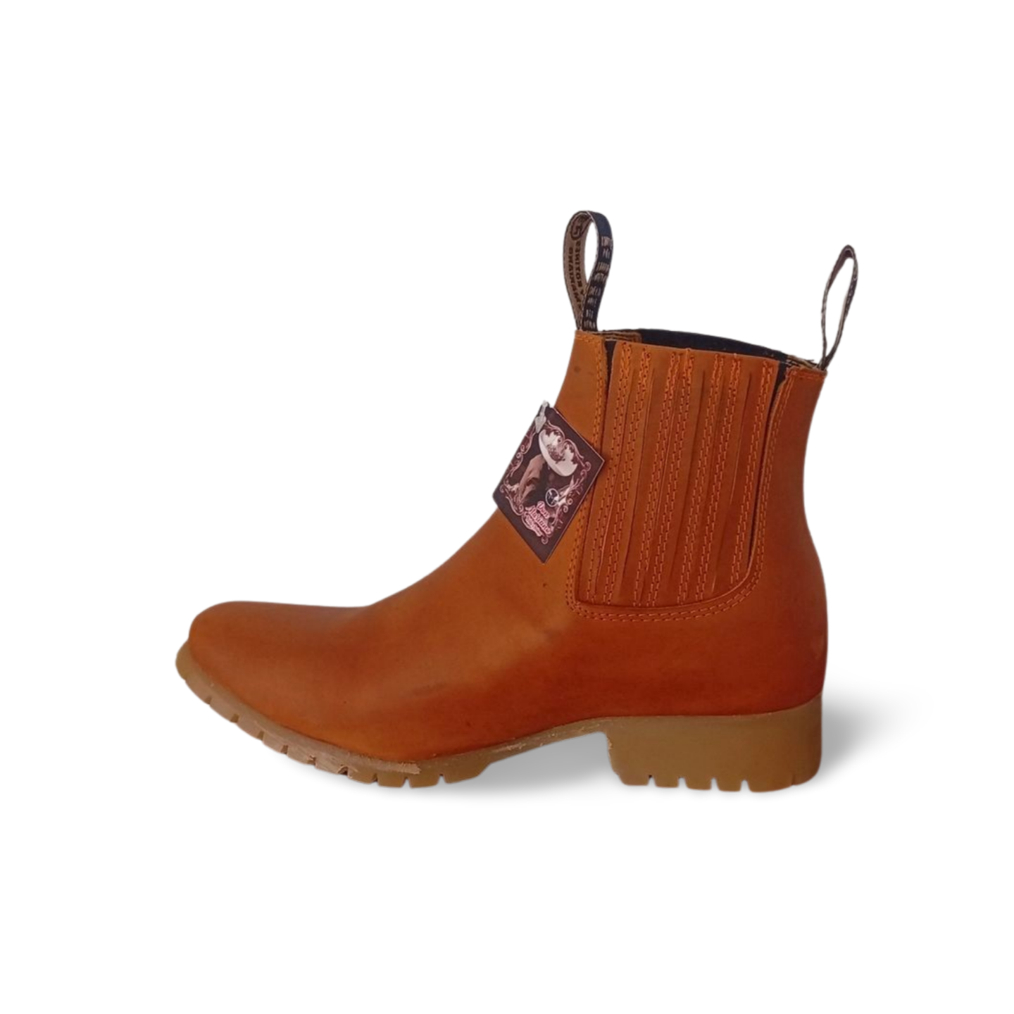 Botines con suela de tractor marca Don Mariano