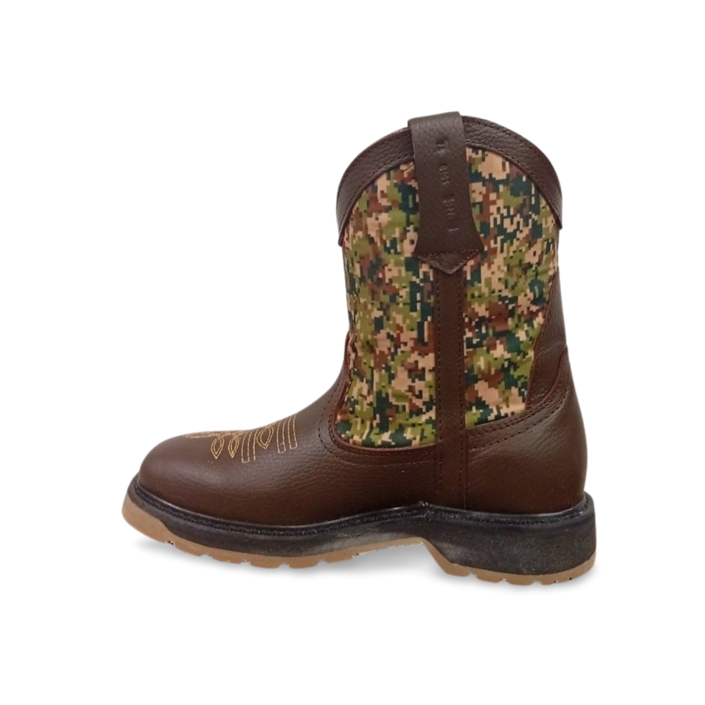 Botas estilo rodeo con lona pixel y suela doble densidad marca Cimarron