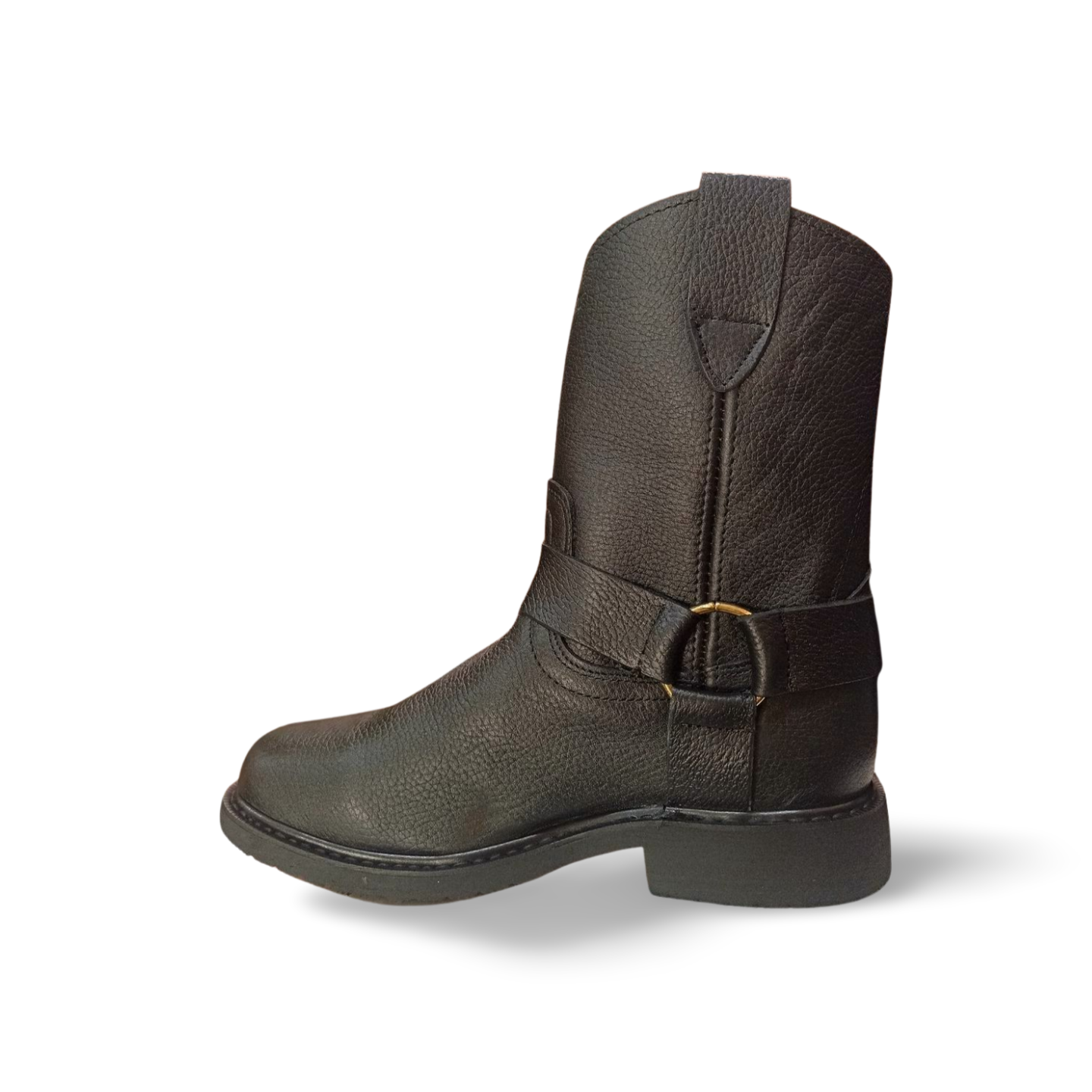 Botas rodeo estilo 458 de piel con argolla, suela bicolor marca Astillero