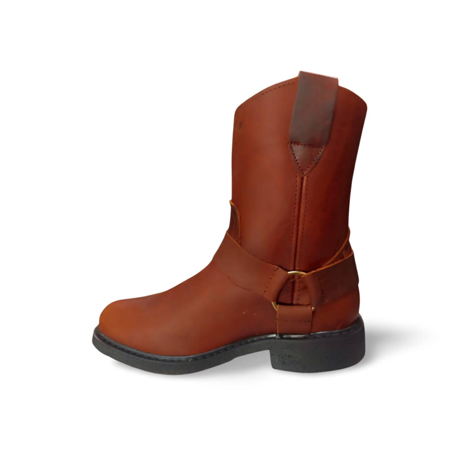 Botas rodeo estilo 458 de piel con argolla, suela bicolor marca Astillero